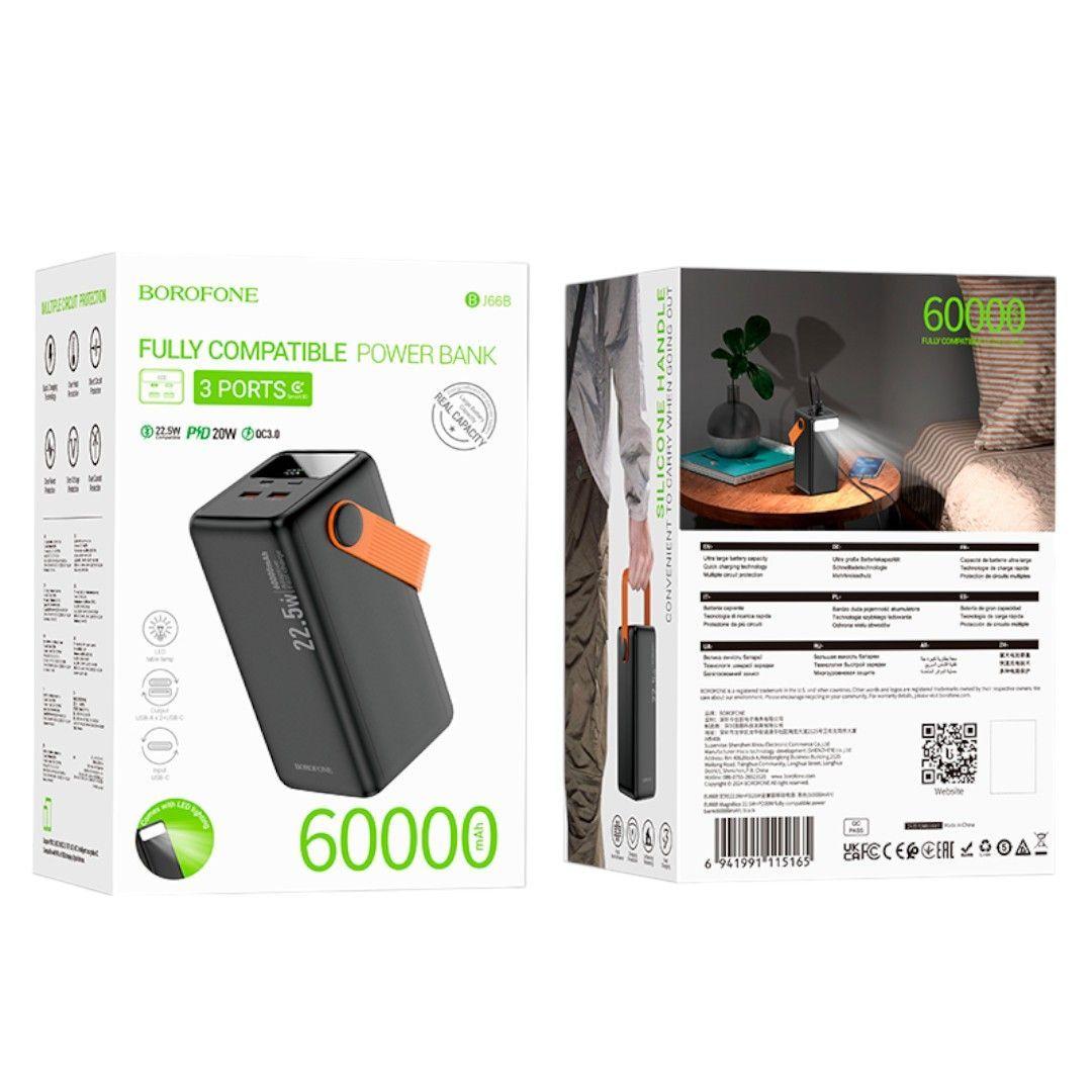 Powerbank Borofone BJ66B 60000 mAh 22.5 W + PD 20 W-2