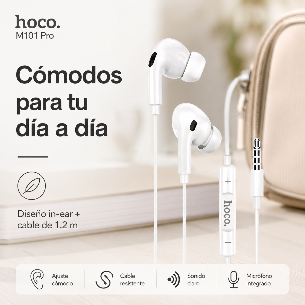 Audifonos In Ear HOCO M101 Pro Con Control Y Microfono-5