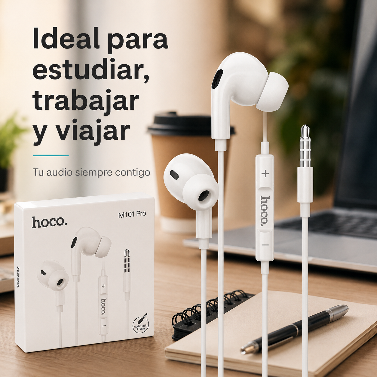 Audifonos In Ear HOCO M101 Pro Con Control Y Microfono-7