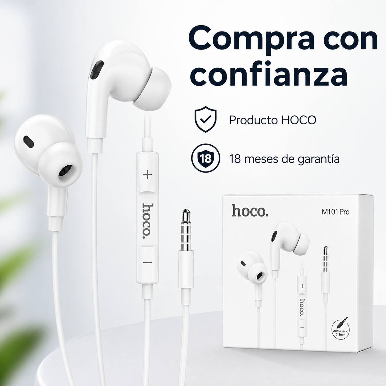 Audifonos In Ear HOCO M101 Pro Con Control Y Microfono-8