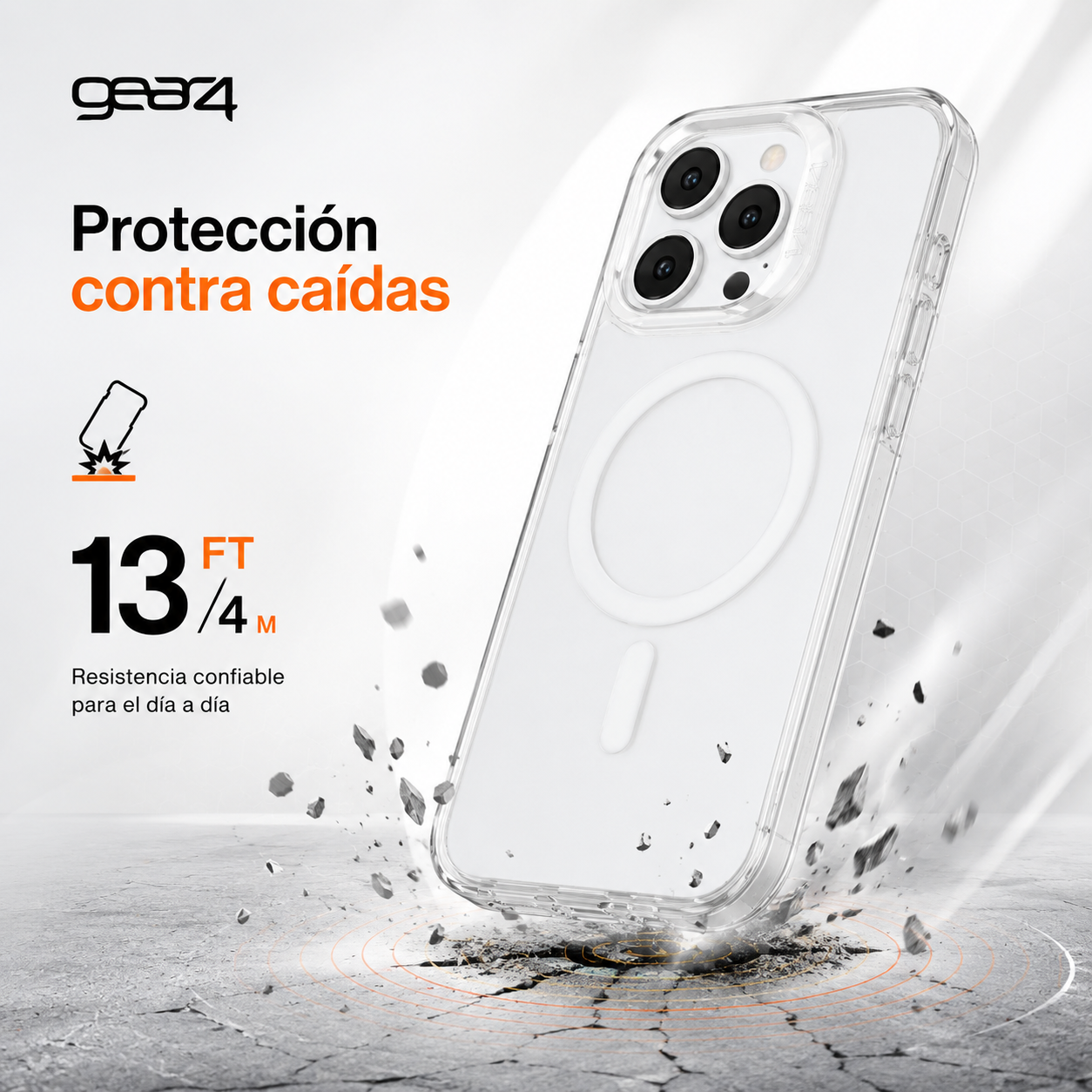 Carcasa Gear4 Crystal Palace Magsafe para iPhone 15-3
