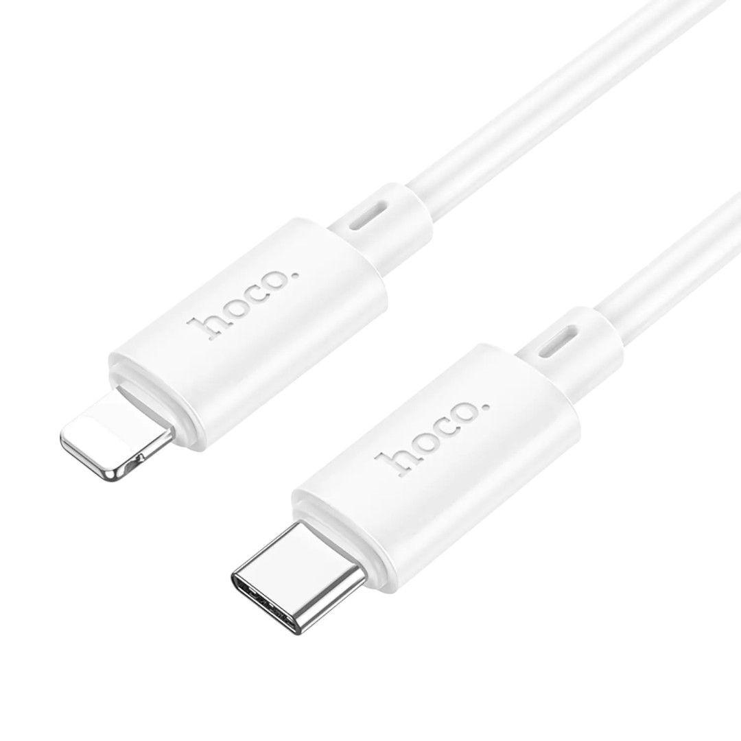 Cable Hoco X88 Gratified 2 m PD27W Blanco – USB‑C / Lightning-0