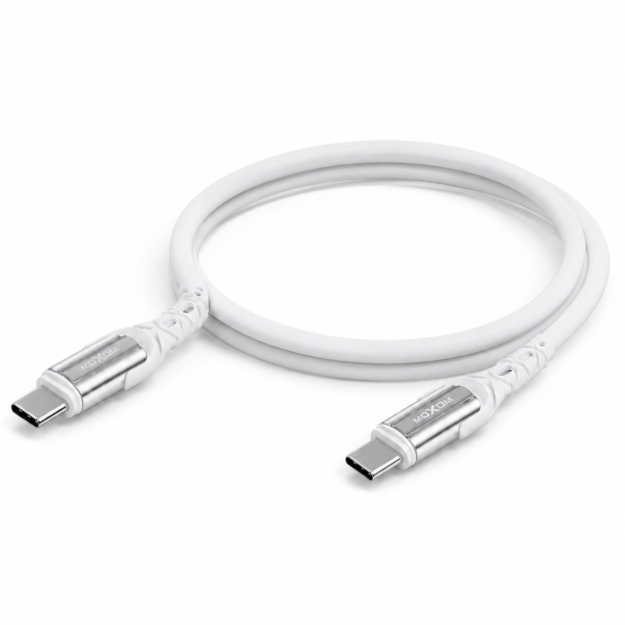 Cable Tipo C A Tipo C 60W Moxom Silicona 1 Metro-1