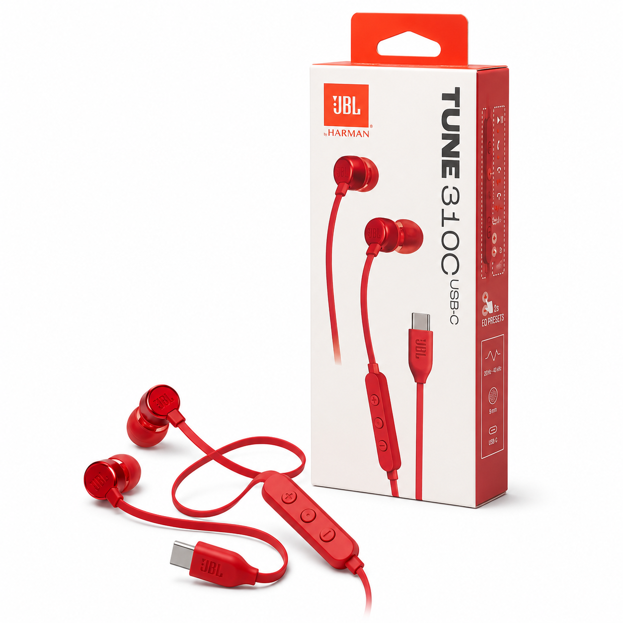 JBL Tune 310C USB Tipo C Hi Res Audio Original-0