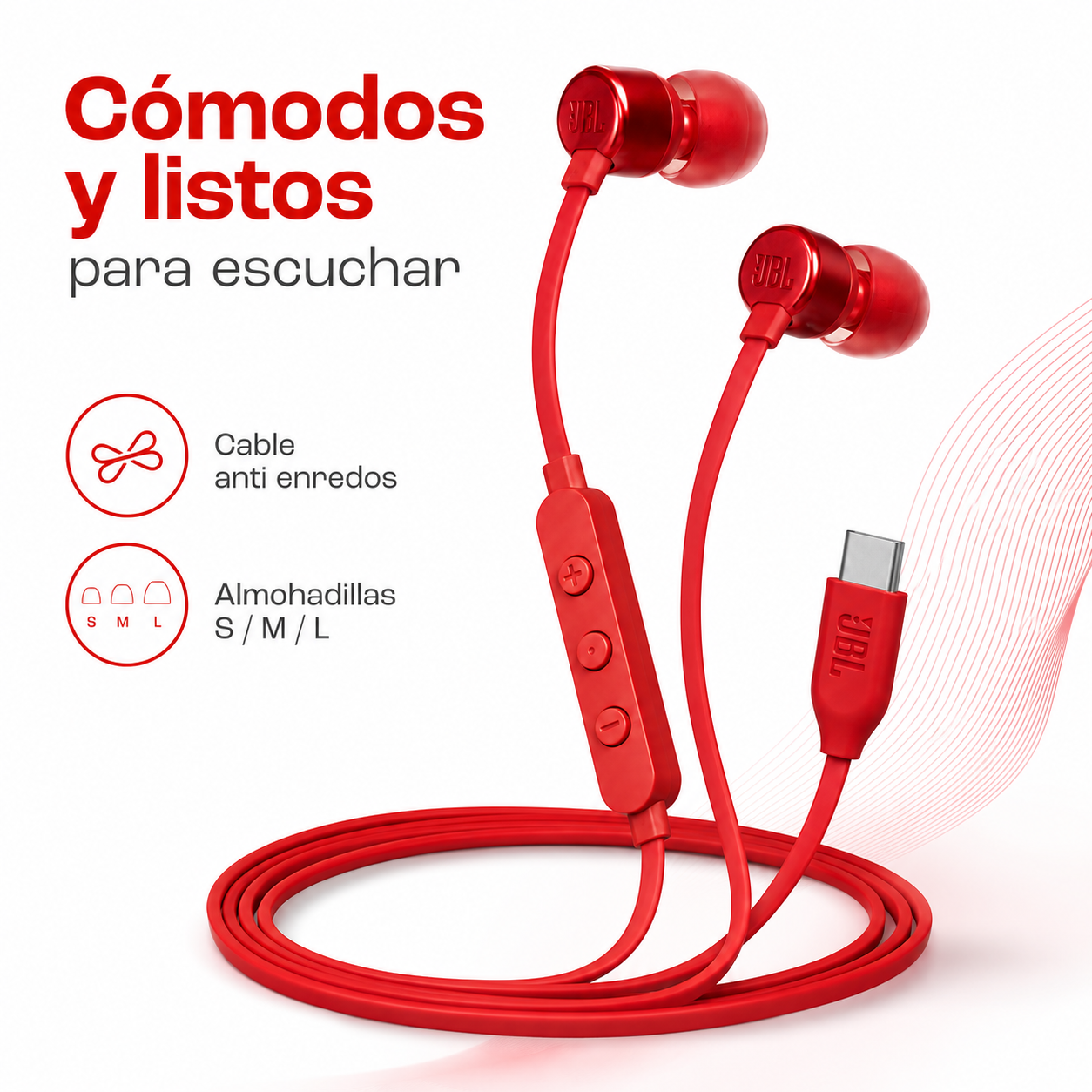 JBL Tune 310C USB Tipo C Hi Res Audio Original-4