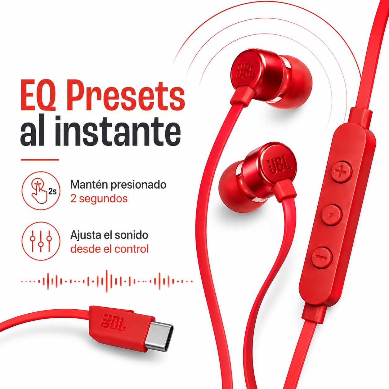 JBL Tune 310C USB Tipo C Hi Res Audio Original-6