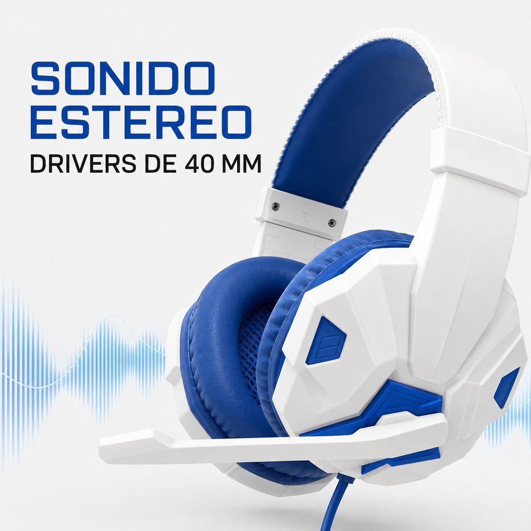 Audifonos Gamer Stereo Microfono Omnidireccional-2