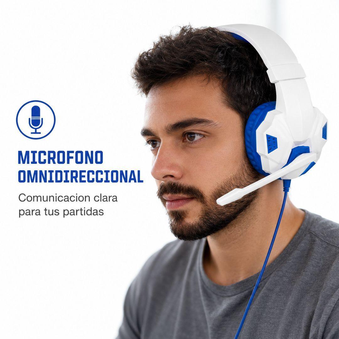 Audifonos Gamer Stereo Microfono Omnidireccional-3