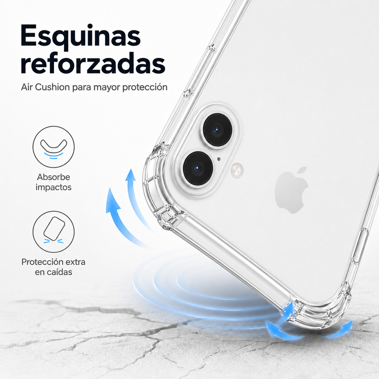 Carcasa Transparente Slim para iPhone 16-2