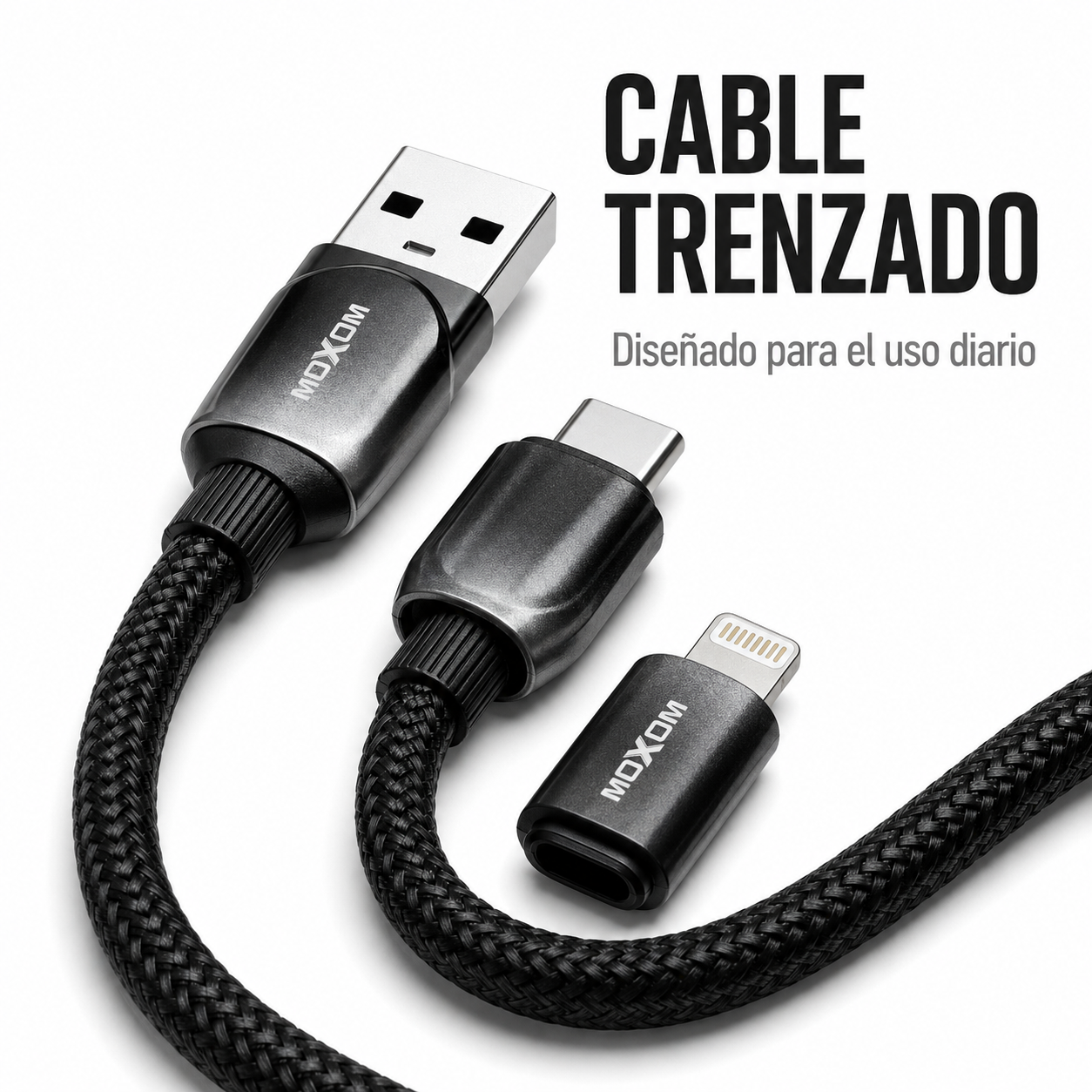 Cable Carga Rapida 4 En 1 USB C Lightning 100W-5