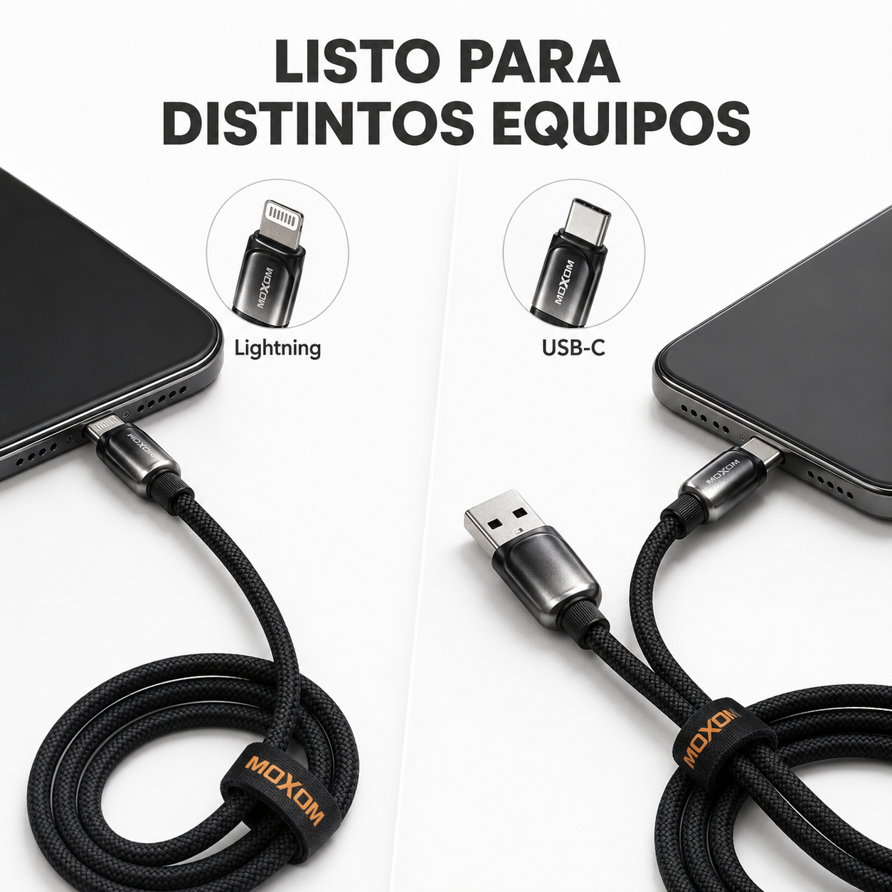 Cable Carga Rapida 4 En 1 USB C Lightning 100W-7