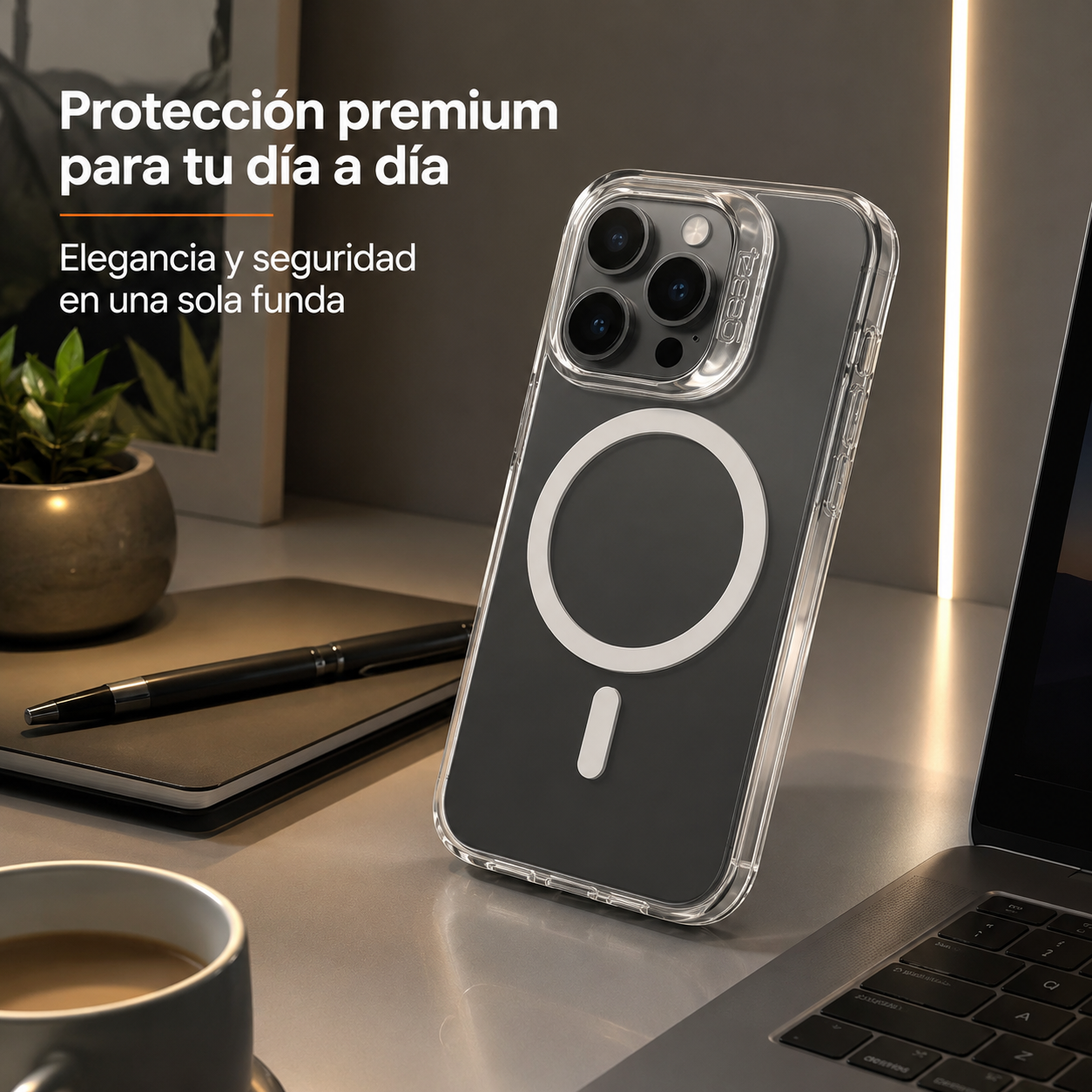 Carcasa Gear4 Crystal Palace Magsafe para iPhone 16 Pro Max-7
