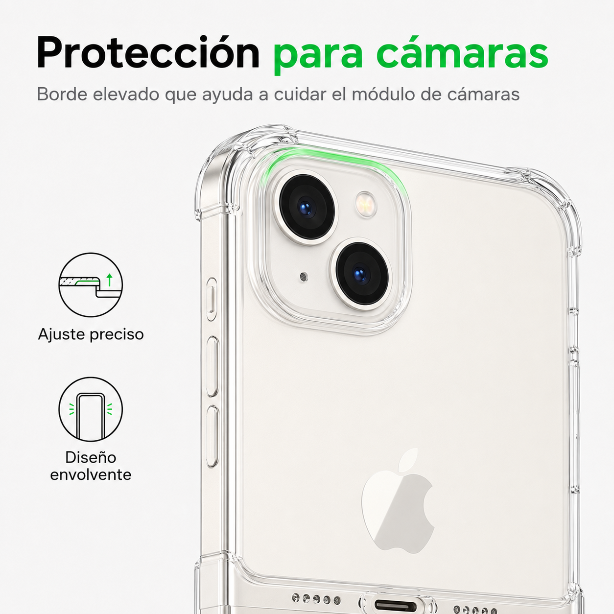 Carcasa Transparente Slim para iPhone 13-4
