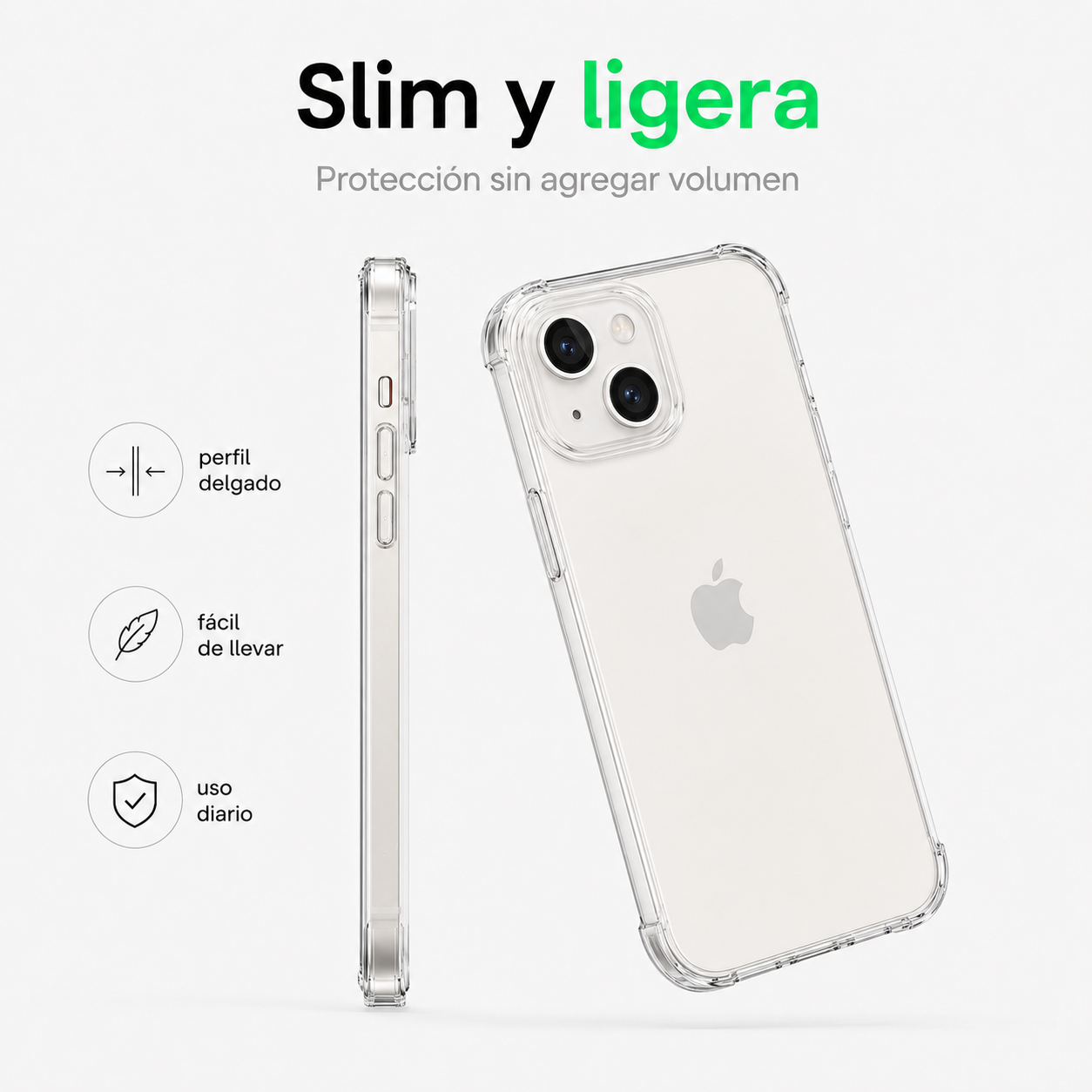 Carcasa Transparente Slim para iPhone 13-7
