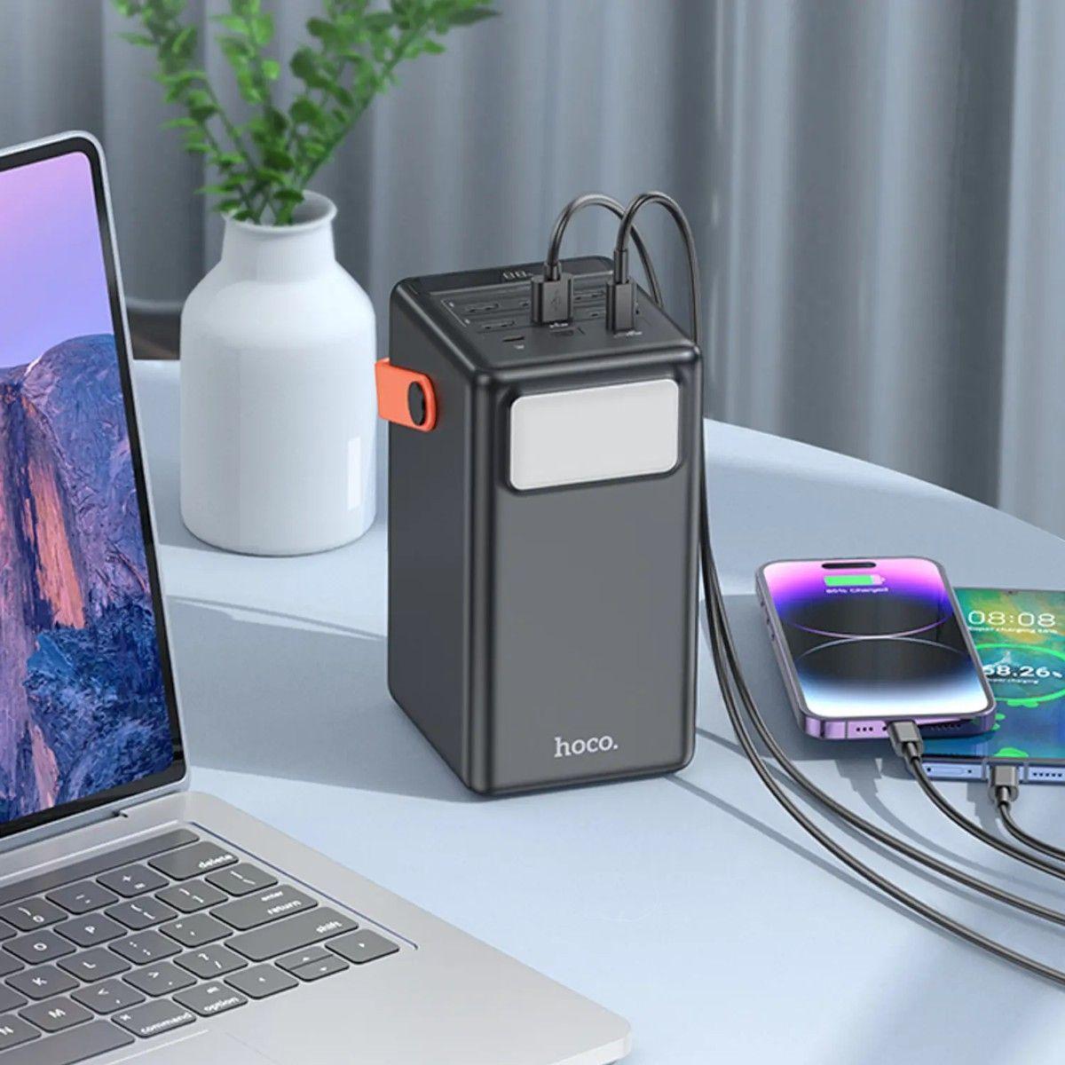 Powerbank Hoco J142 100.000mAh Carga Rápida 22.5W QC3.0 + PD20W-4