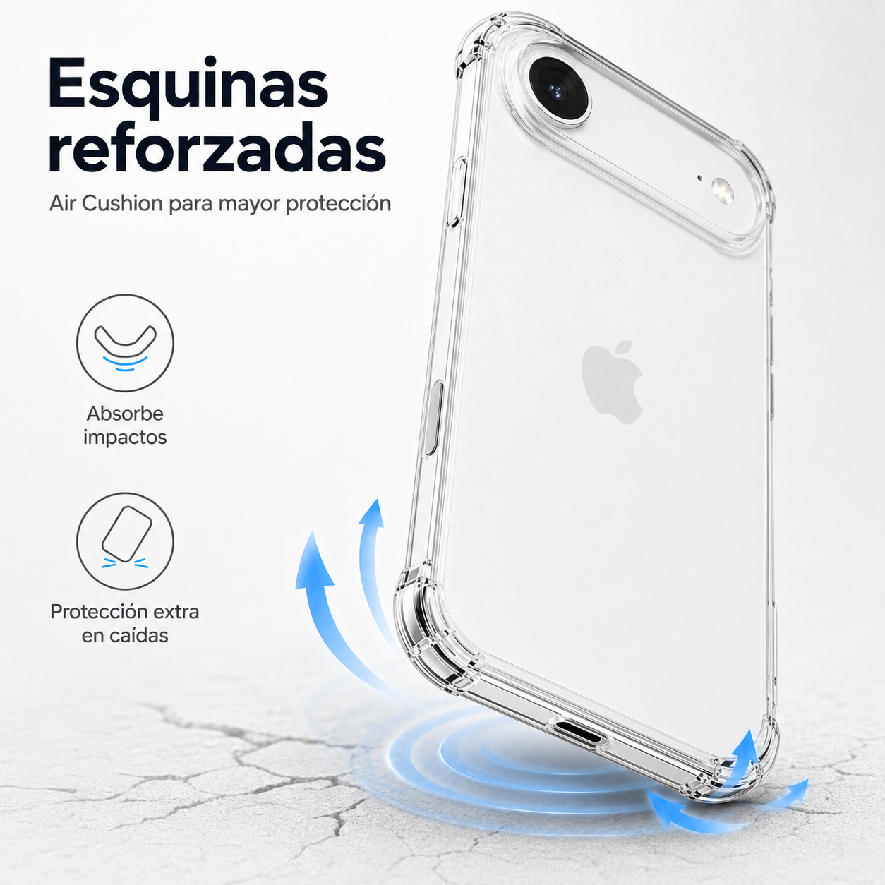 Carcasa Transparente Slim para iPhone 17 Air-3