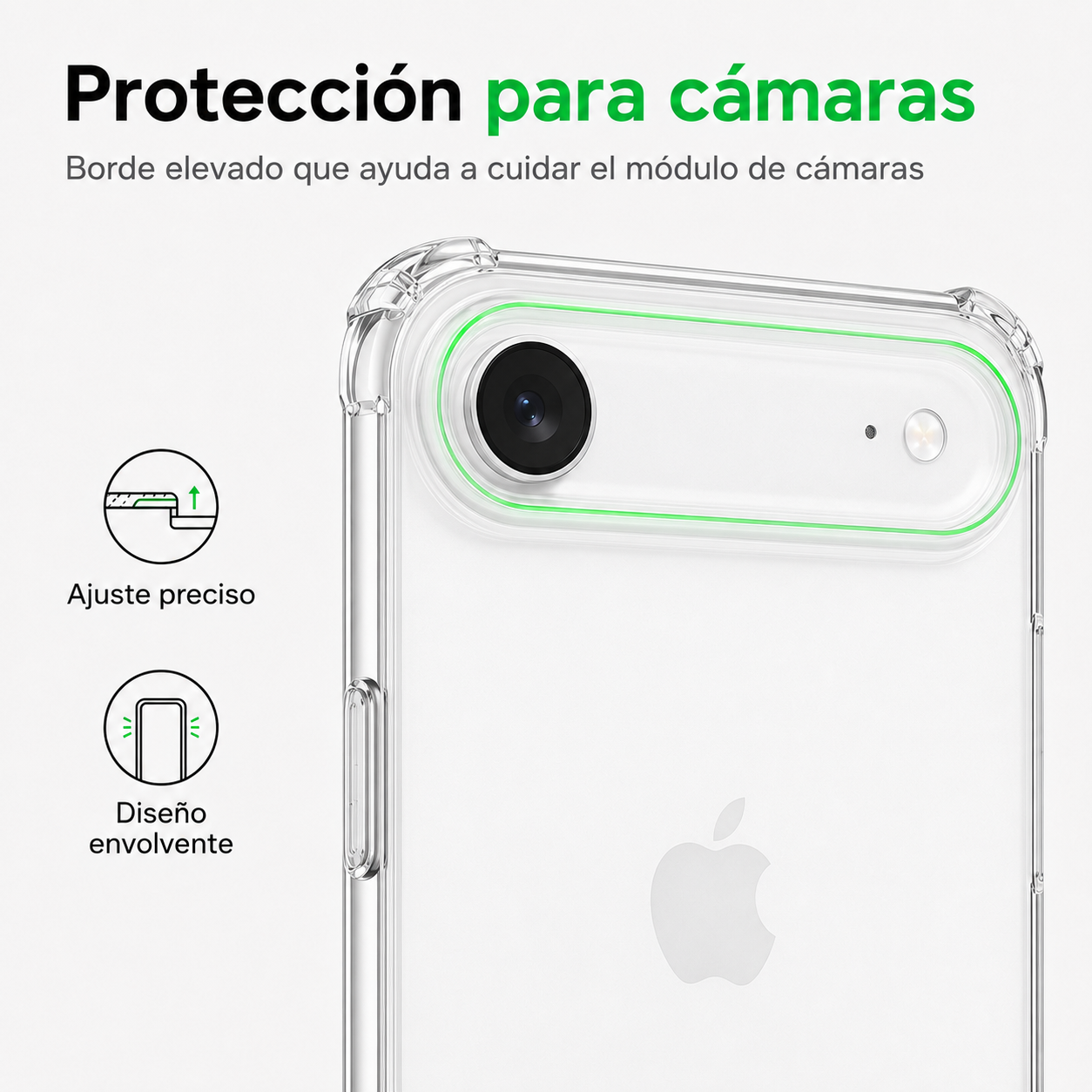 Carcasa Transparente Slim para iPhone 17 Air-4