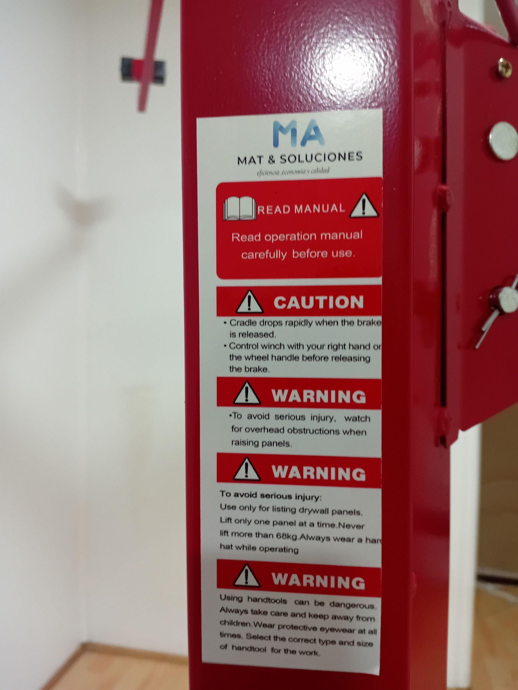 Elevador de placas yeso cartón-7