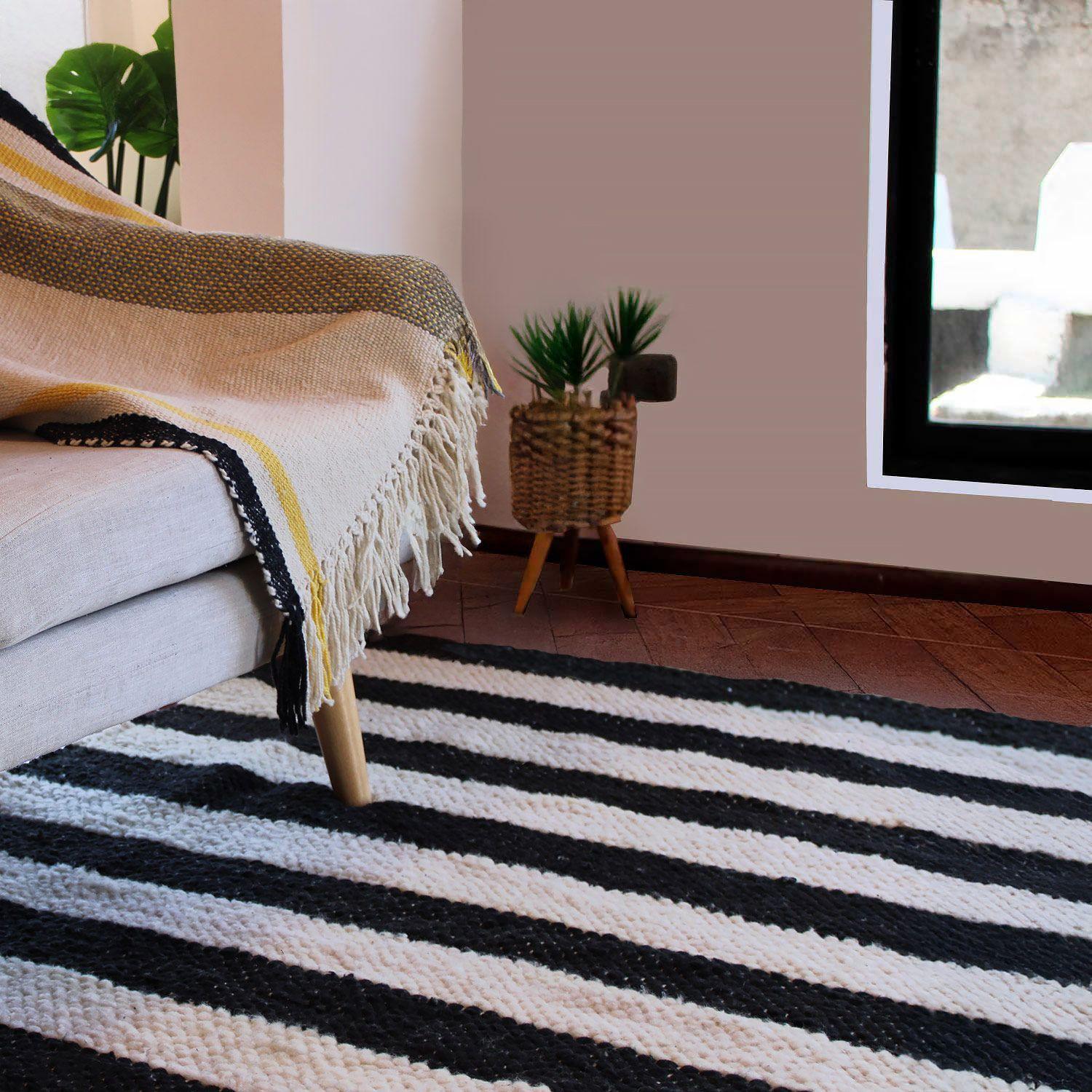 Alfombra Budi - en lana y telar (300 x 200 cm)-5