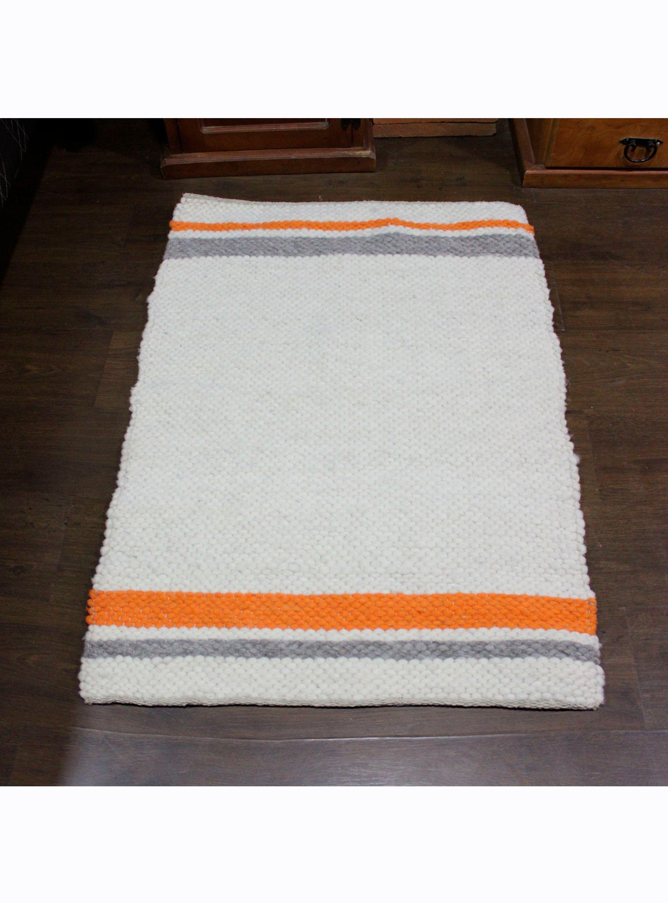 Bajada de Cama Palena - en lana y telar (115 x 80 cm)-4