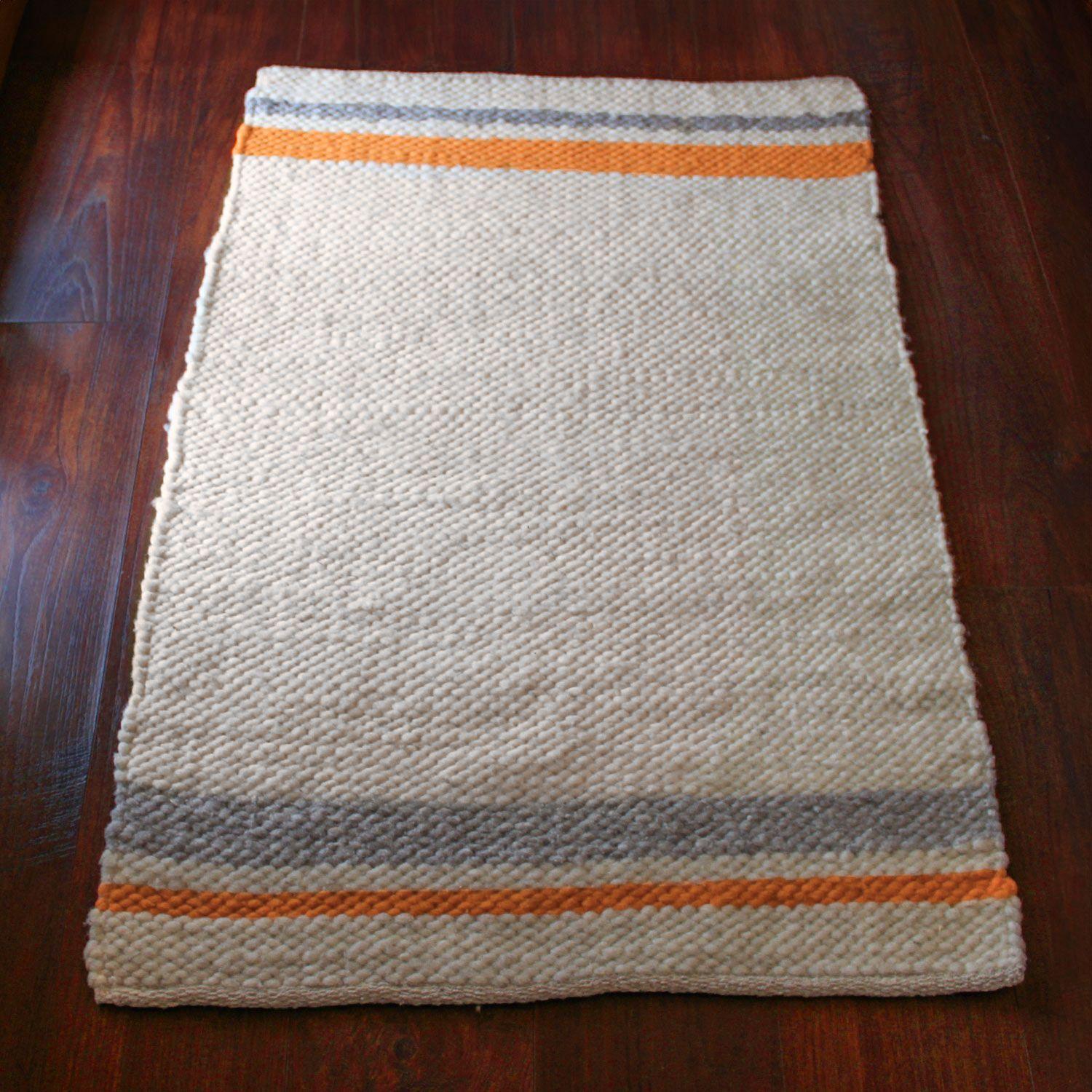 Bajada de Cama Palena - en lana y telar (115 x 80 cm)-2