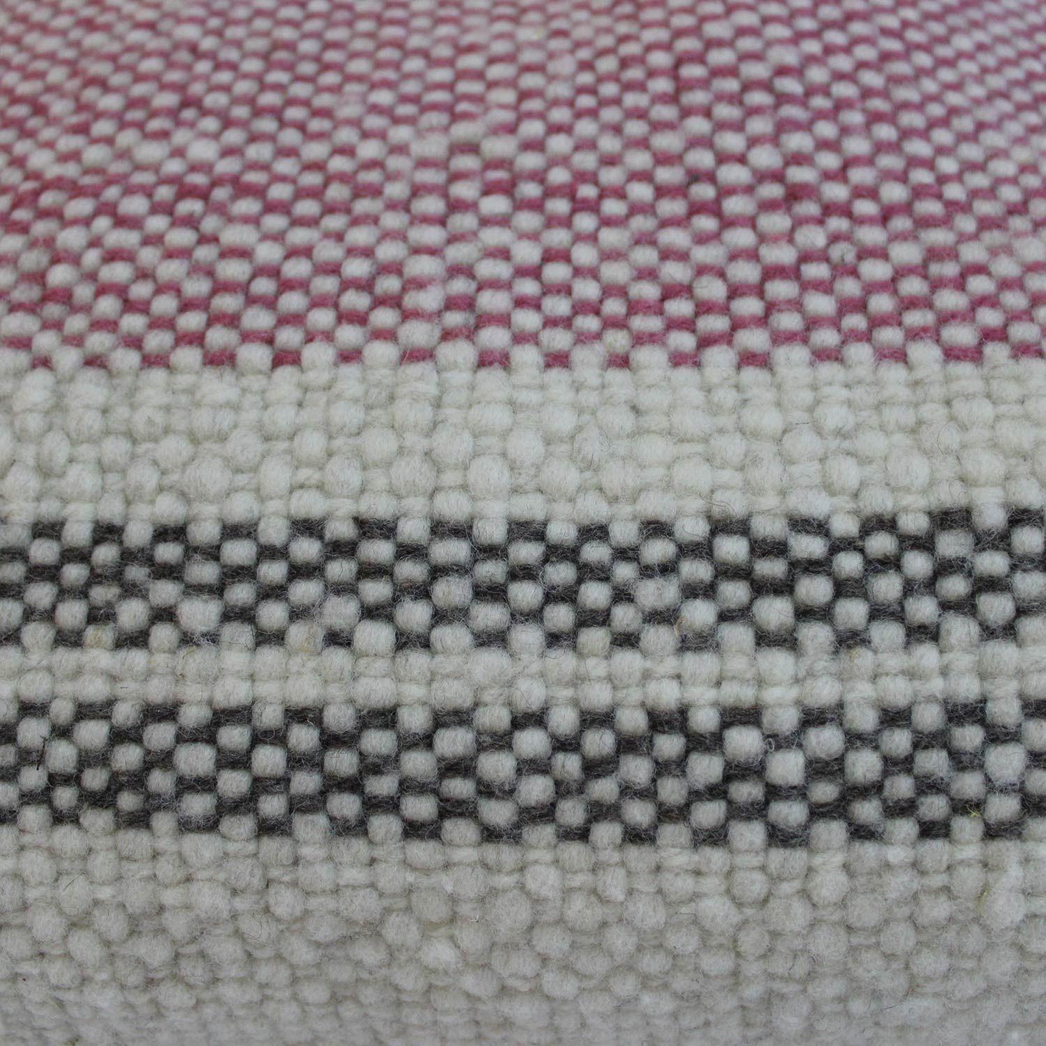 Cojín Colonia - en lana y telar (40 x 60 cm)-4