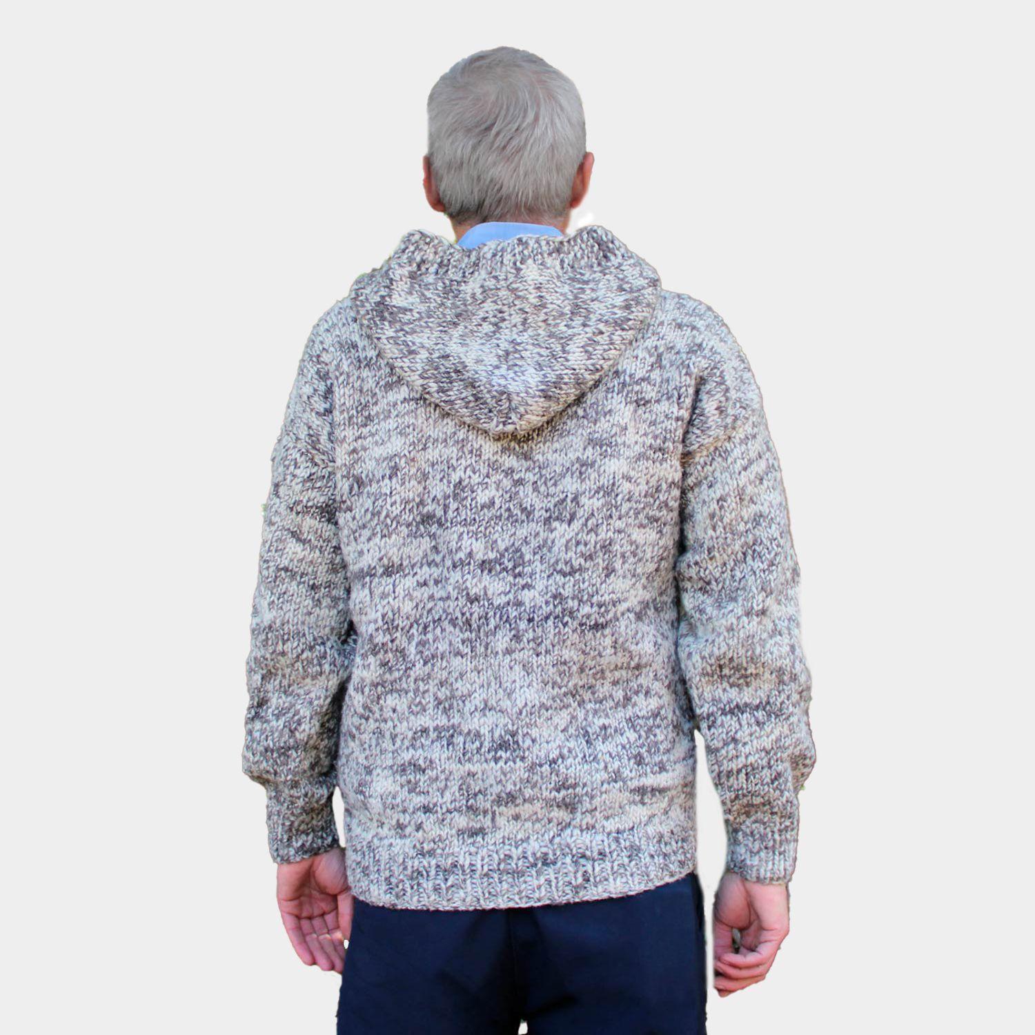 Sweater 100% Lana Hombre Avellano-1
