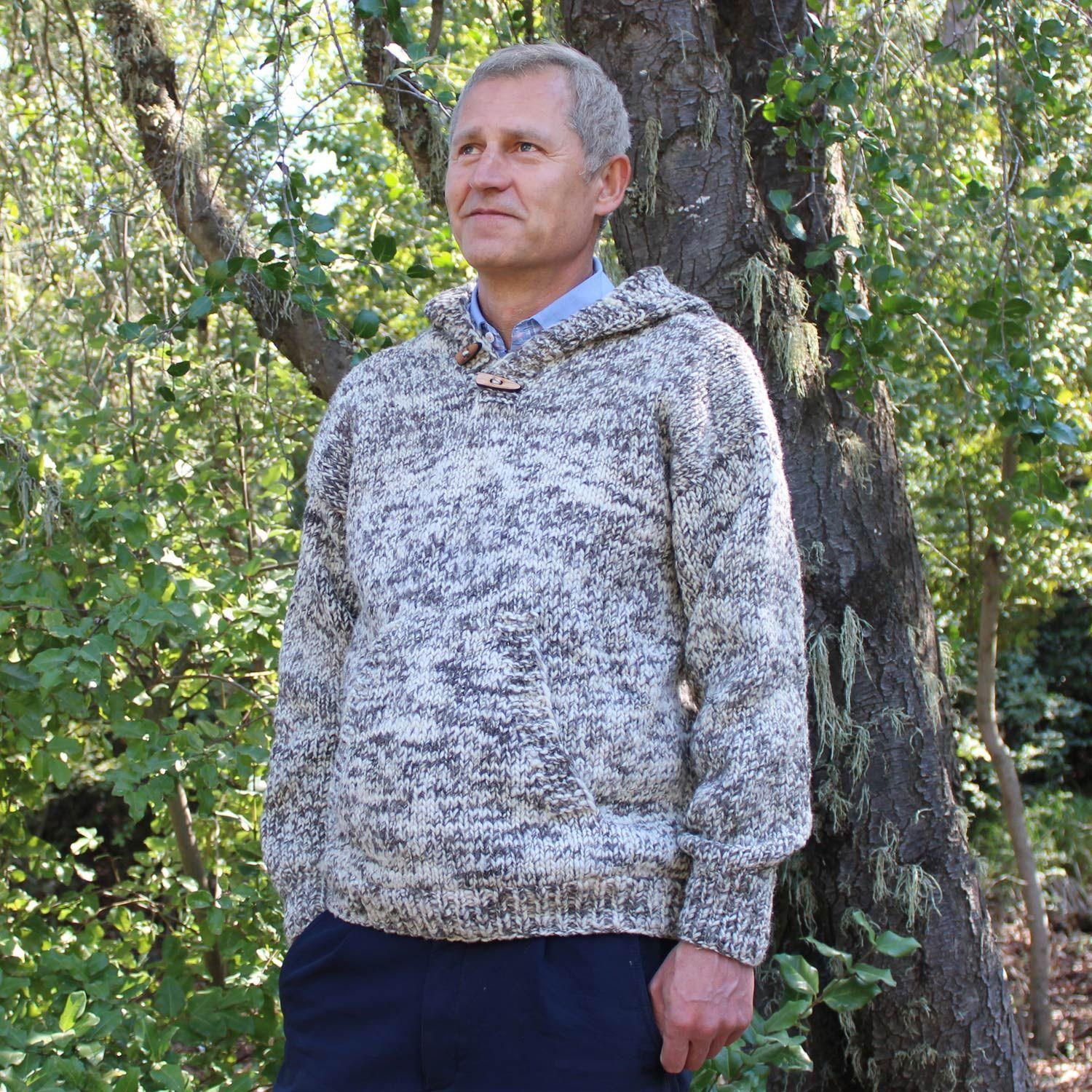 Sweater 100% Lana Hombre Avellano-4