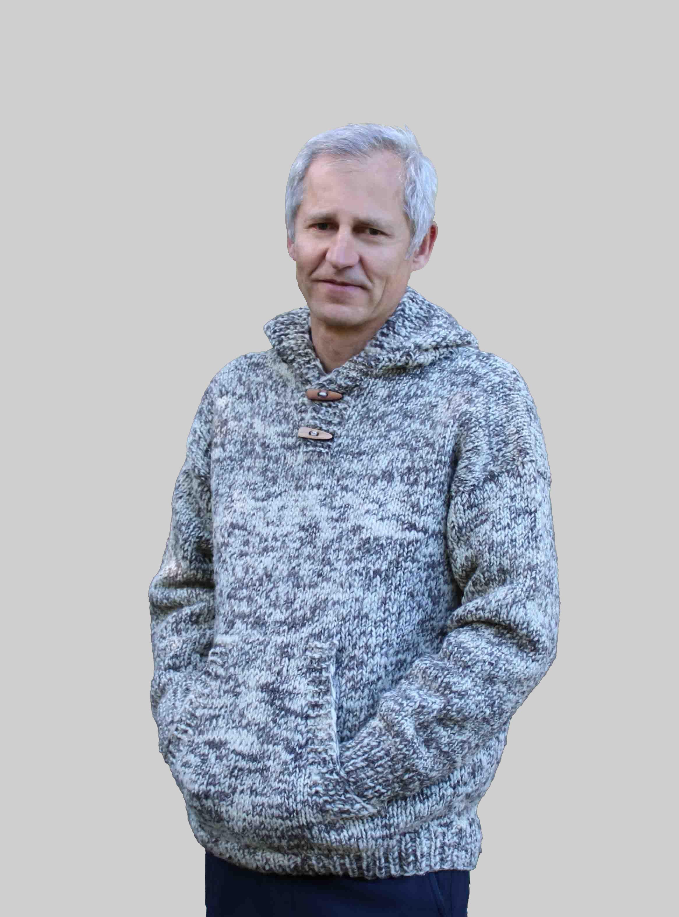 Sweater Avellano - 100% lana y artesanal - Chile Native -0