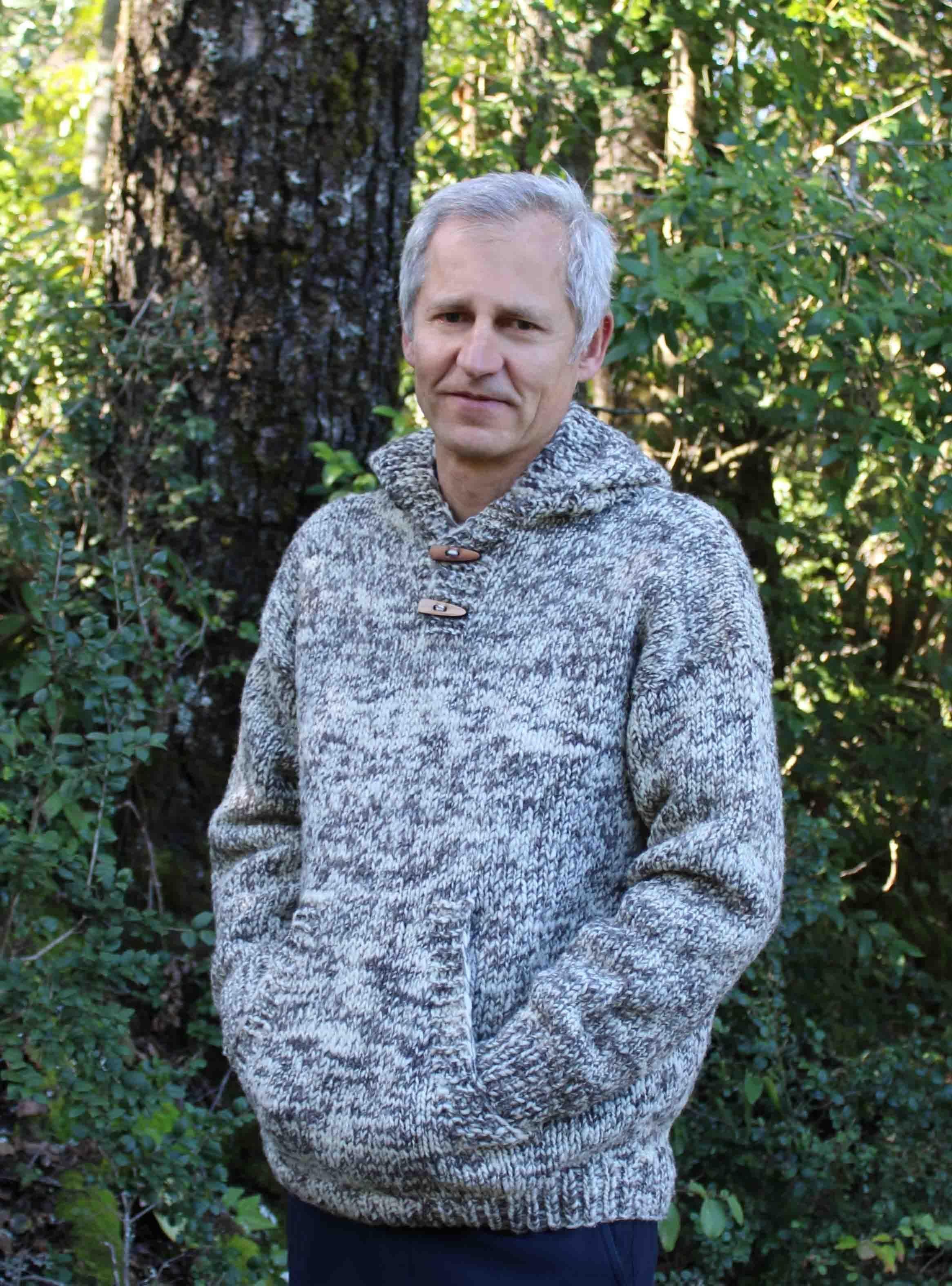 Sweater Avellano - 100% lana y artesanal - Chile Native -2