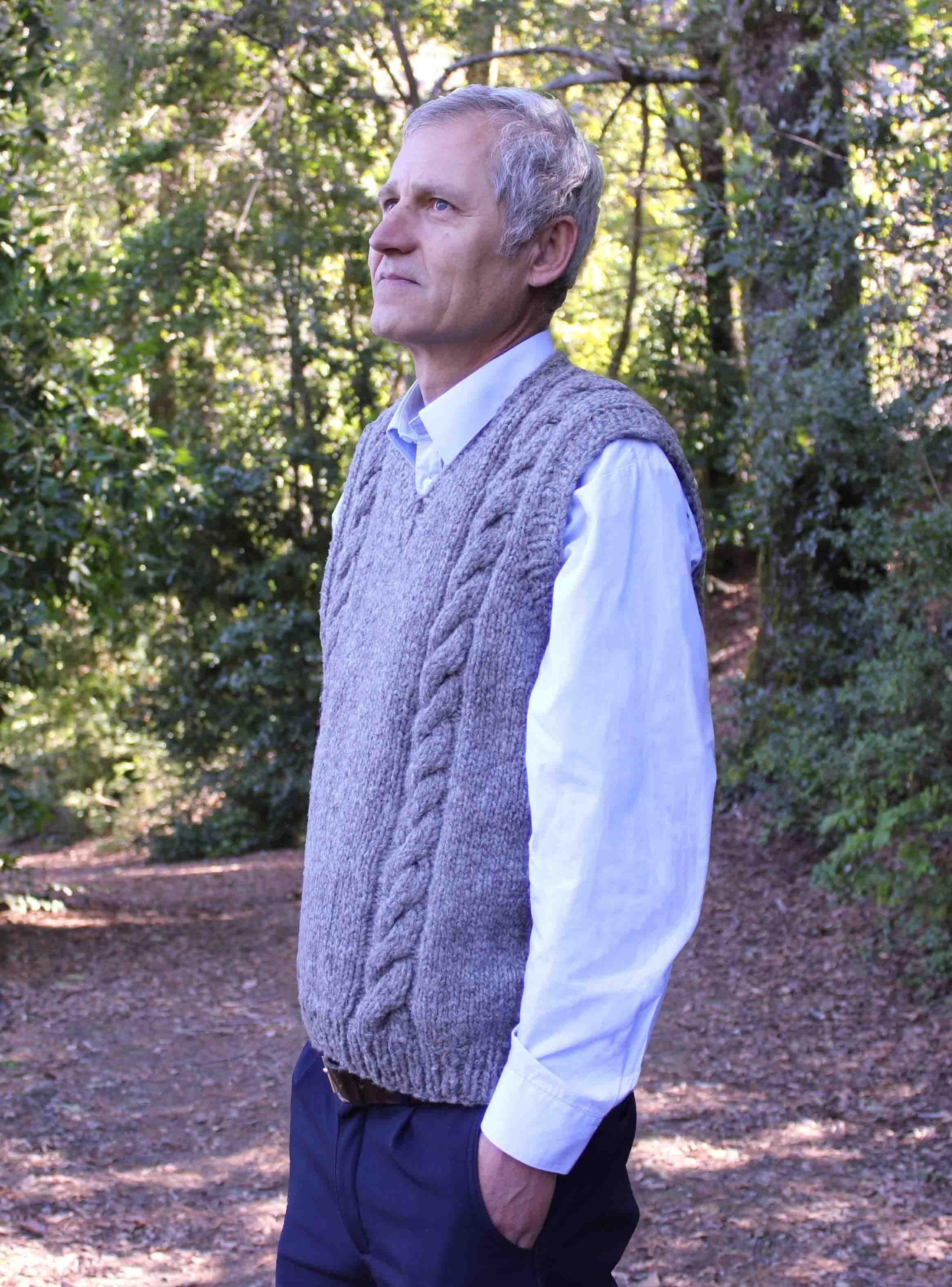 Sweater de lana sin mangas Chacay-3