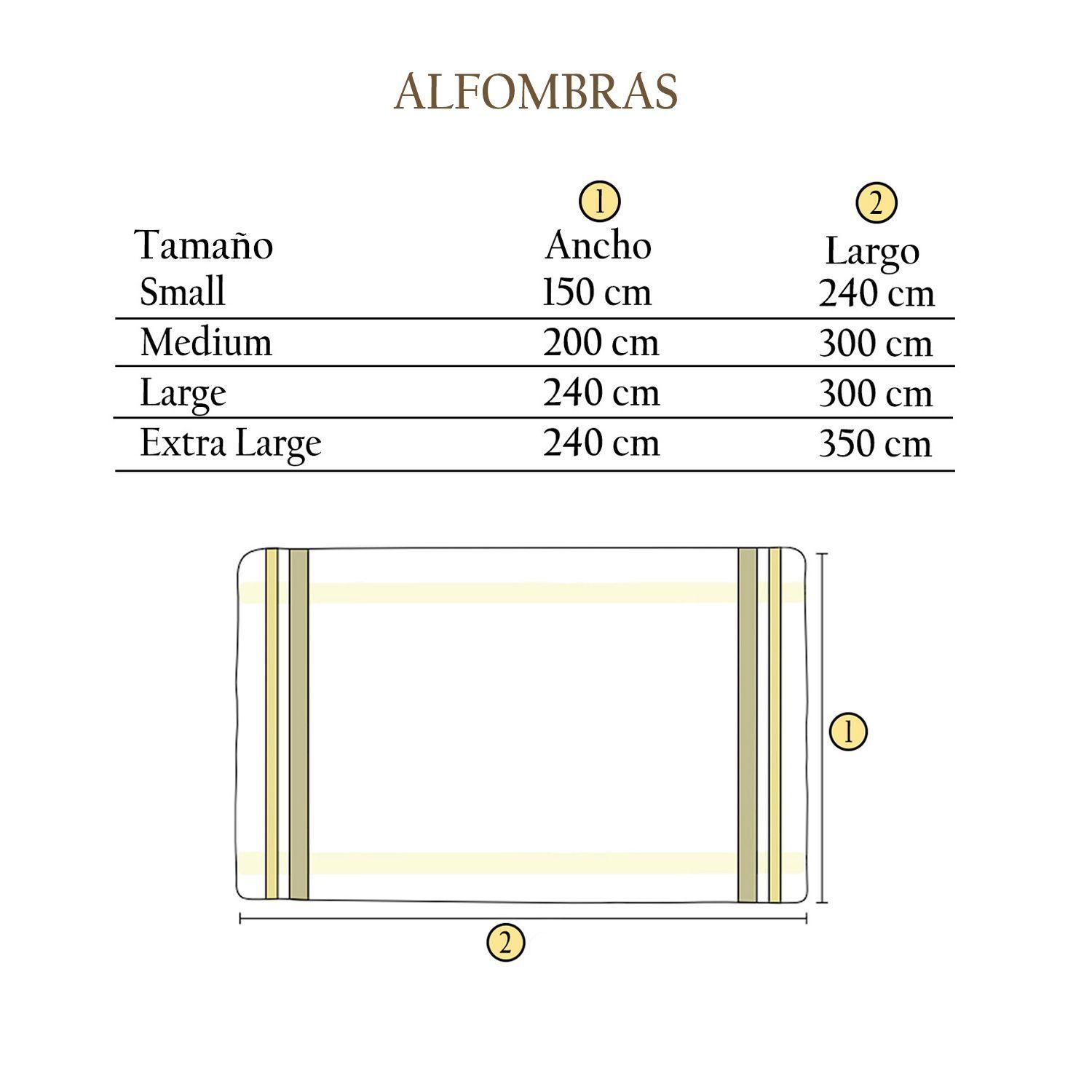 Alfombra Caburgua 100% lana de oveja -4