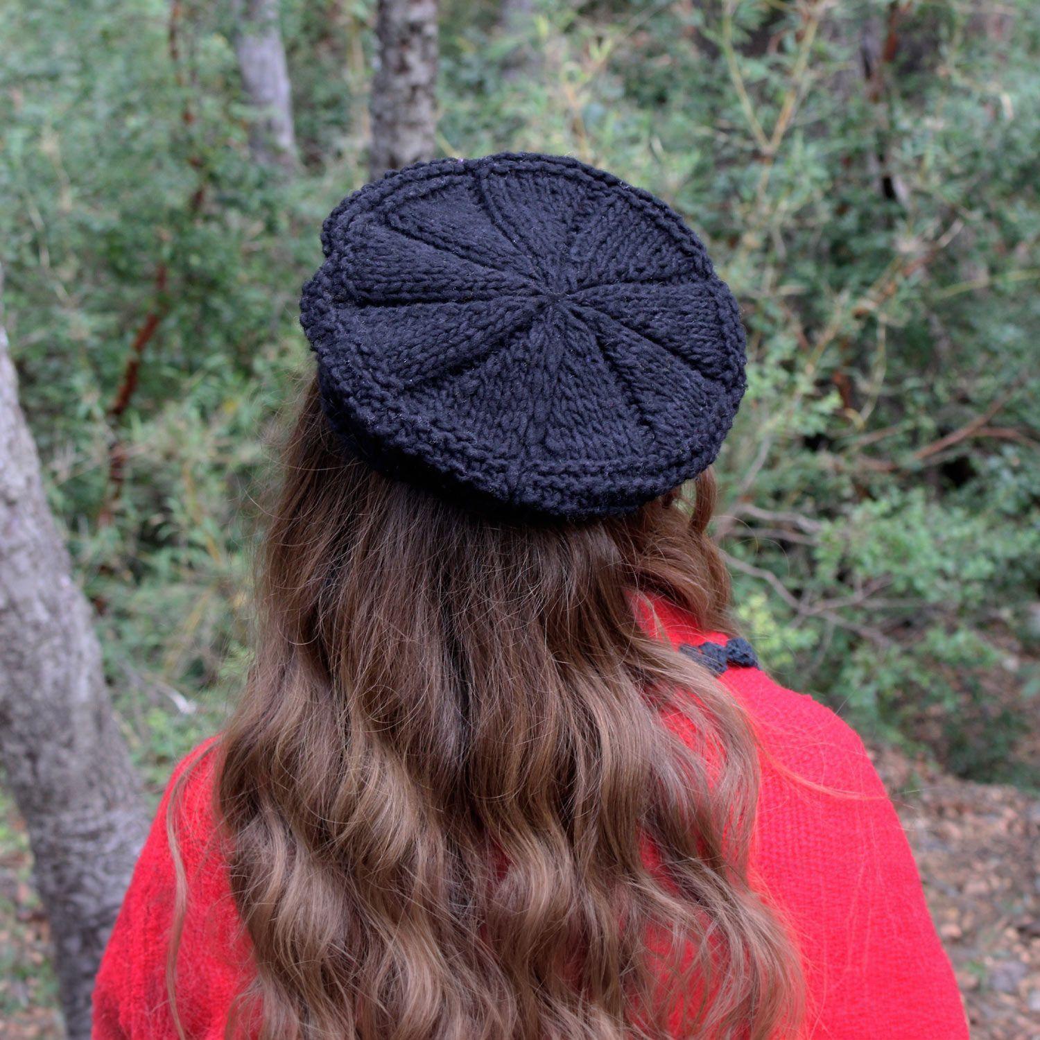 Gorro Viudita - 100% Lana de Oveja -4