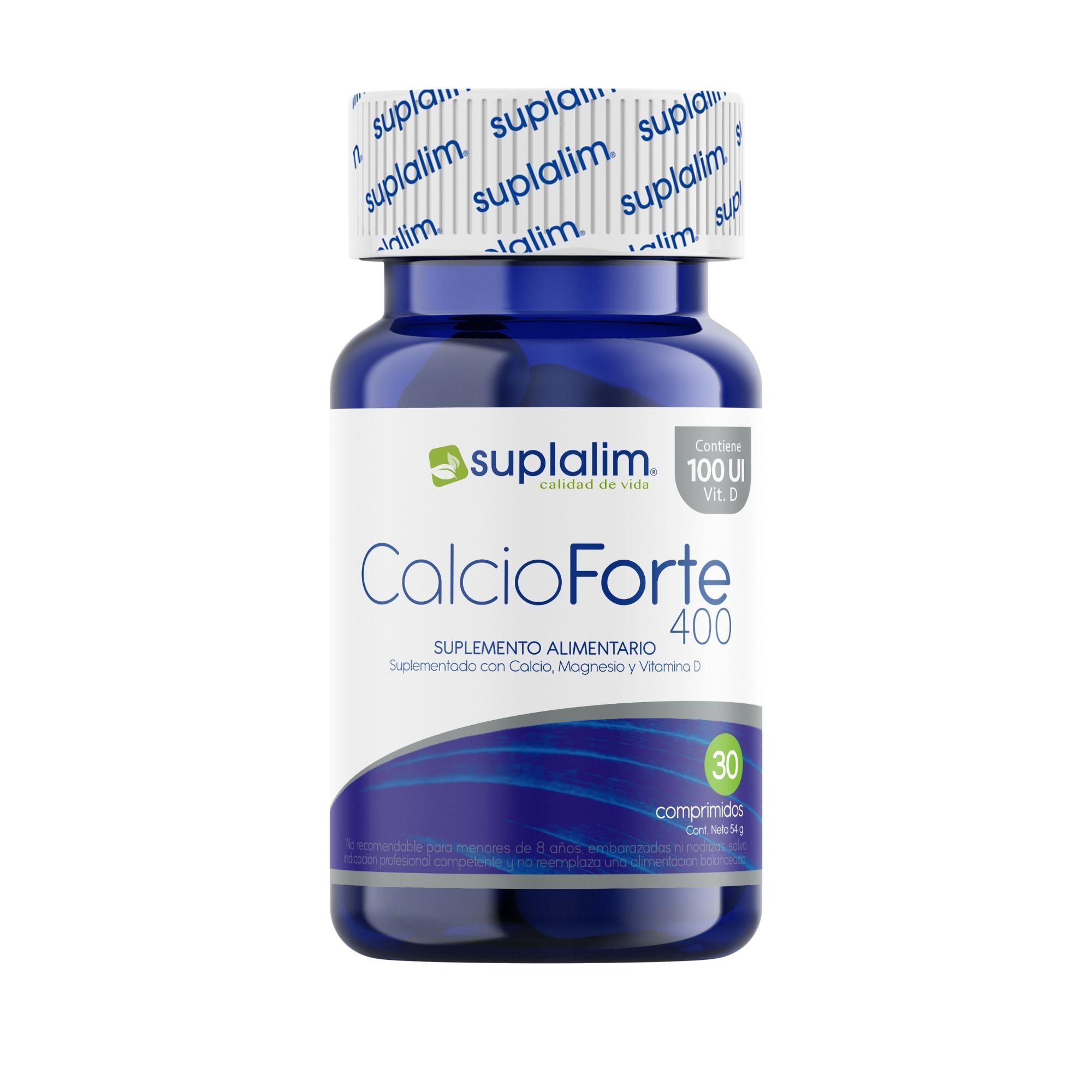 CALCIO FORTE 400MG - MAGNESIO+VITAMINA D 30 COMPRIMIDOS-0