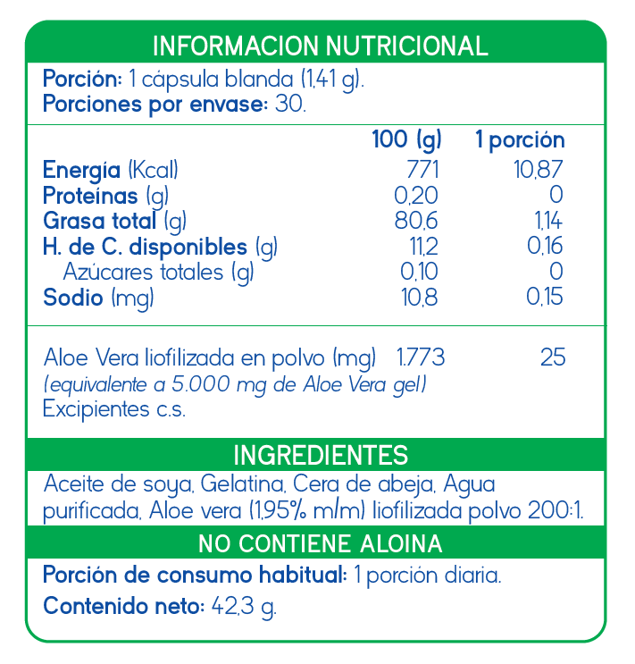 ALOE VERA - 30 CÁPSULAS-1