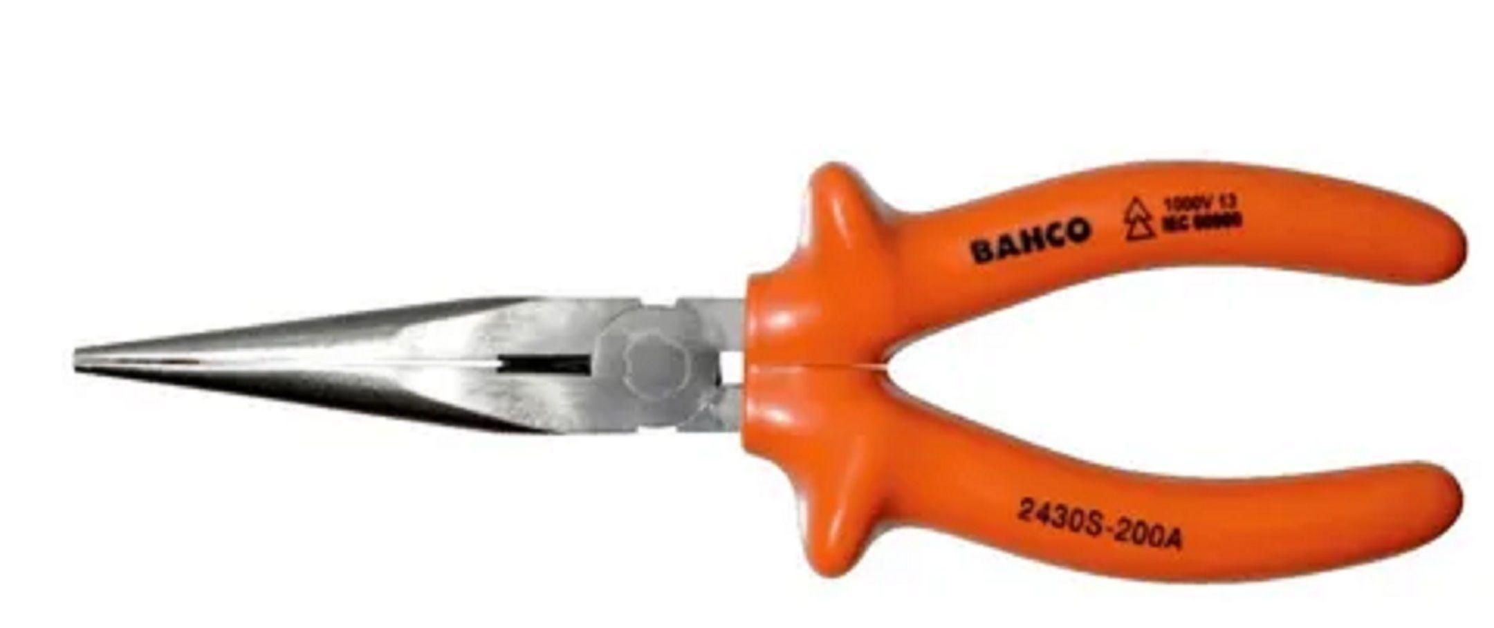 Alicate Boca Semicircular Plana 1000v 8 Bahco-1