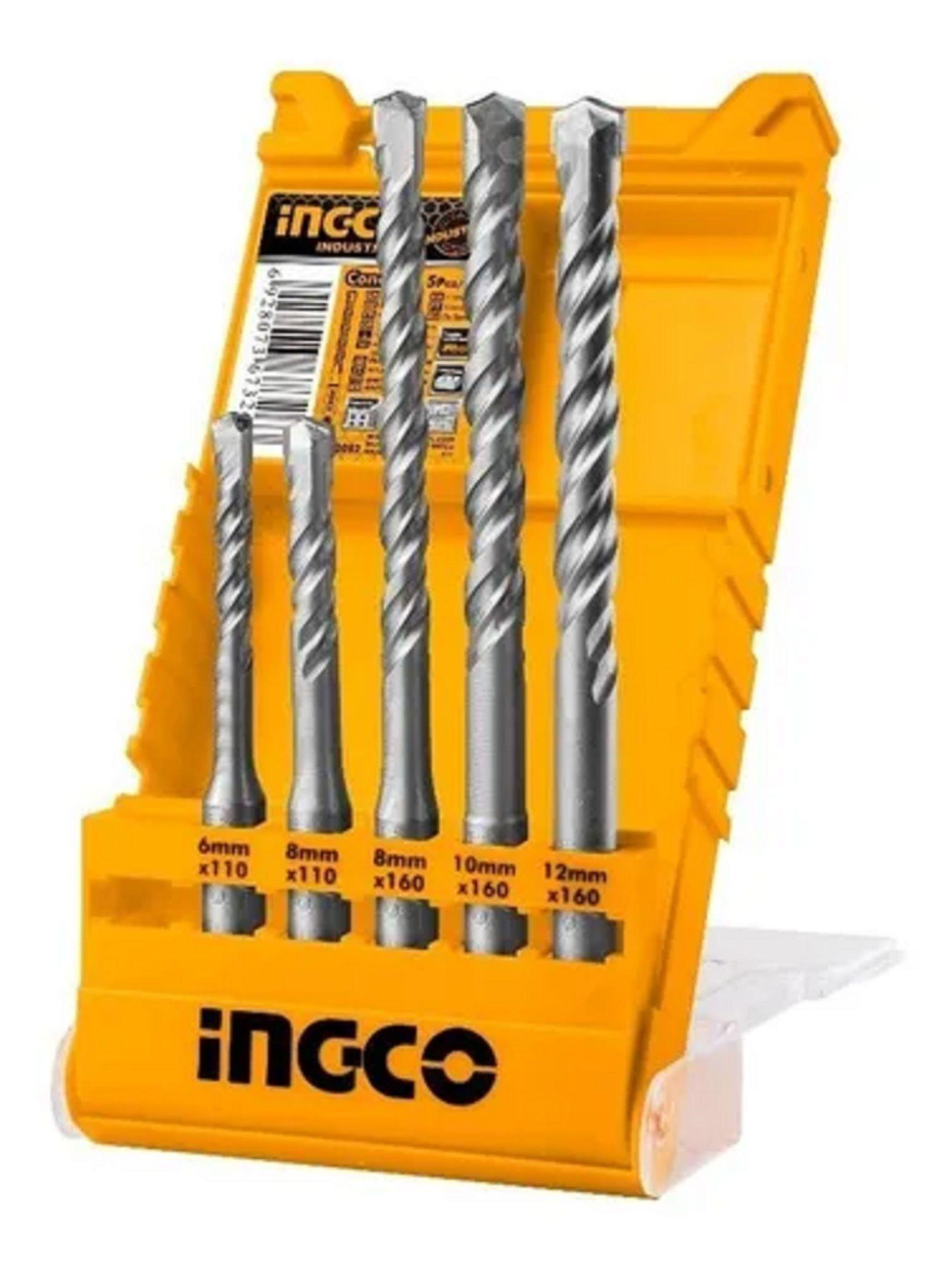 Juego Brocas Sds Plus (5pcs) Ingco Akd2052-0