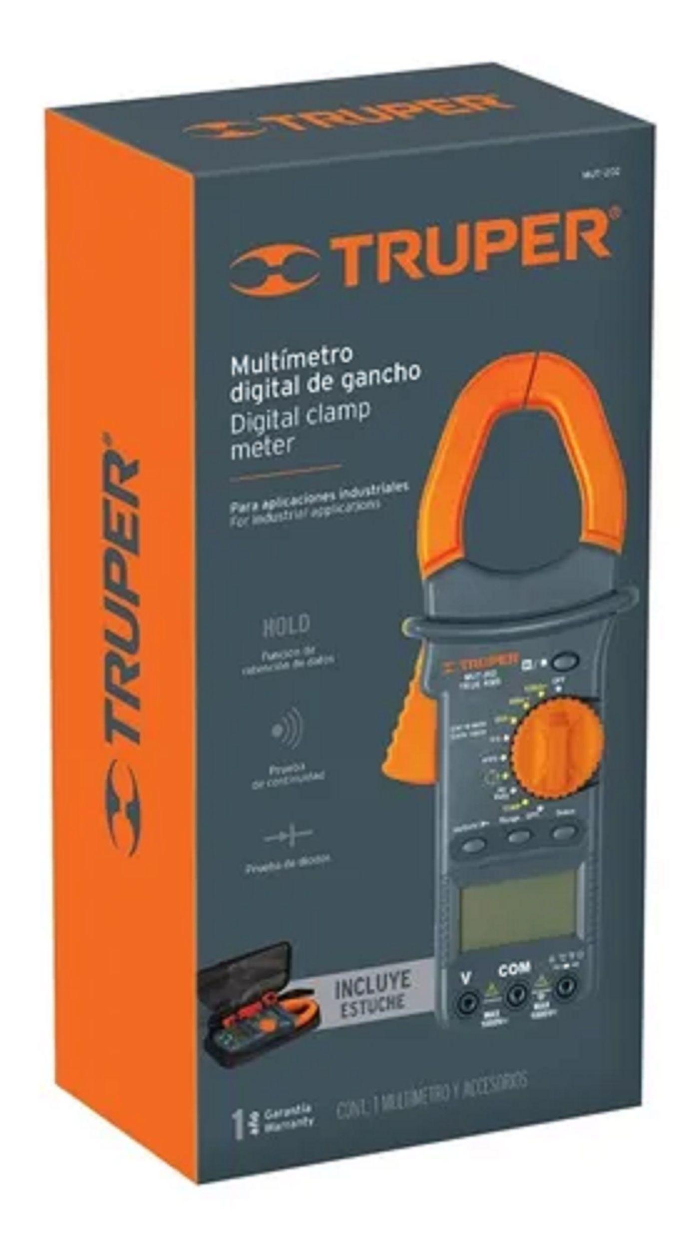 Multimetro Digital Tenaza Truper Mut-202-1
