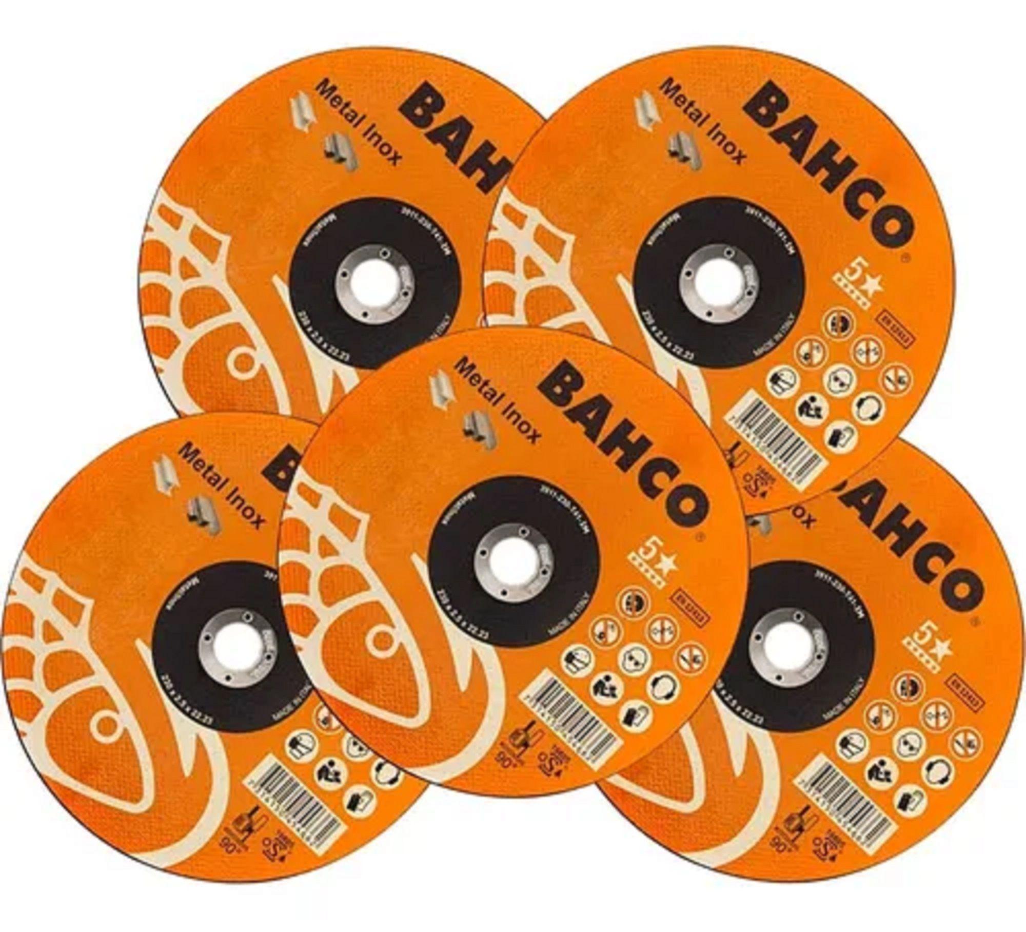 Pack 10 Discos De Corte Bahco 4 1/2 X 1mm Inox Made In Italy-1