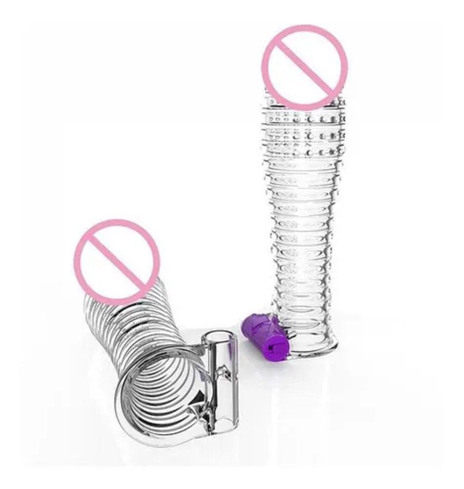 Anillo Vibrador Hombres, Extensor Engrosador Y Retardante!-1