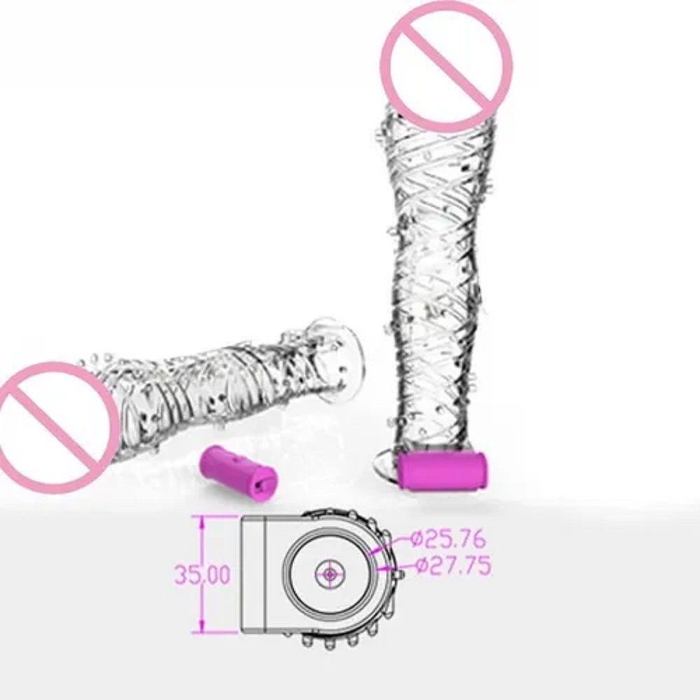 Anillo Vibrador Hombres, Extensor Engrosador Y Retardante!-2