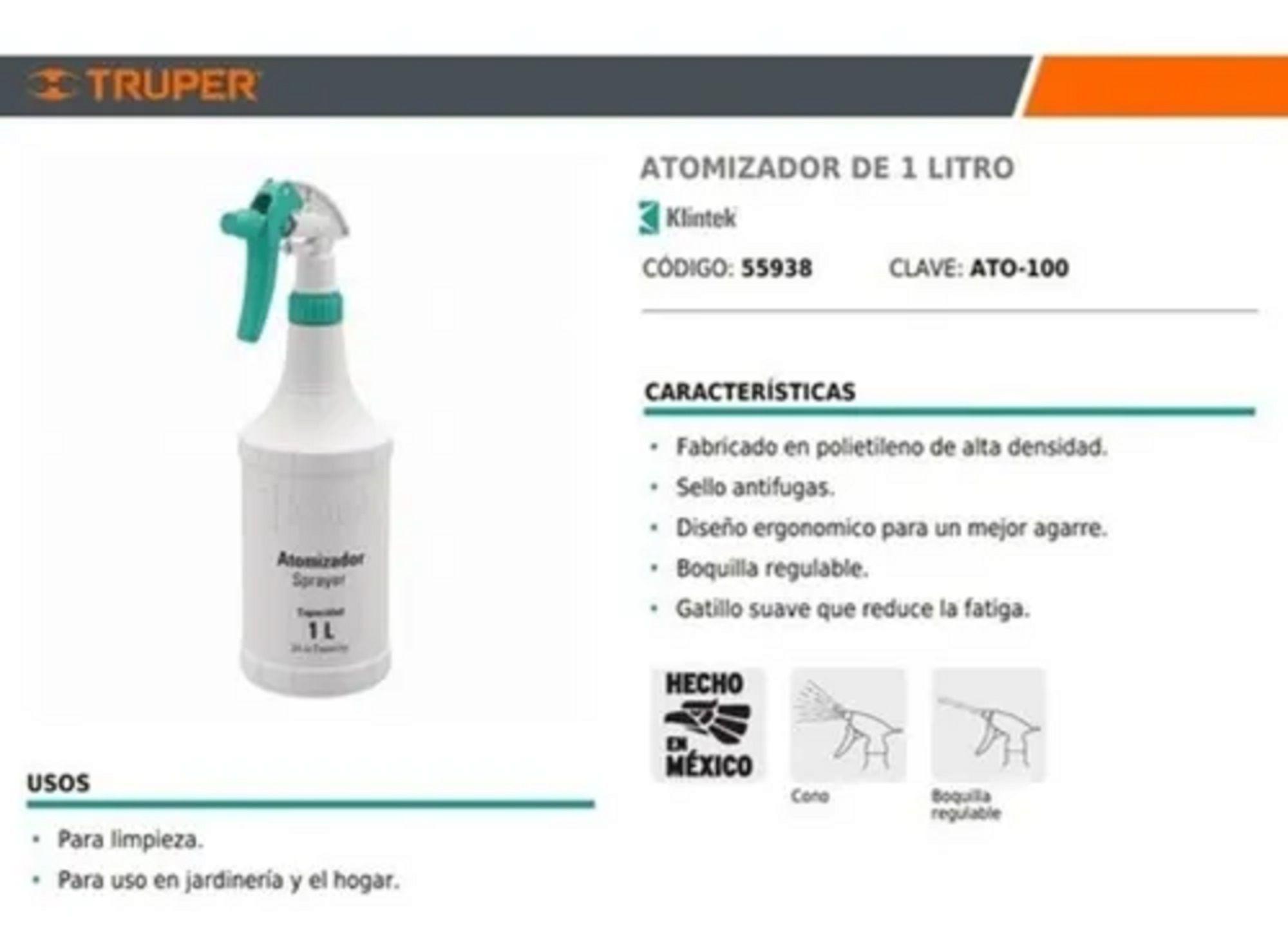 Atomizador Klintek 1 Litro Ato-100 Truper Profesional-1