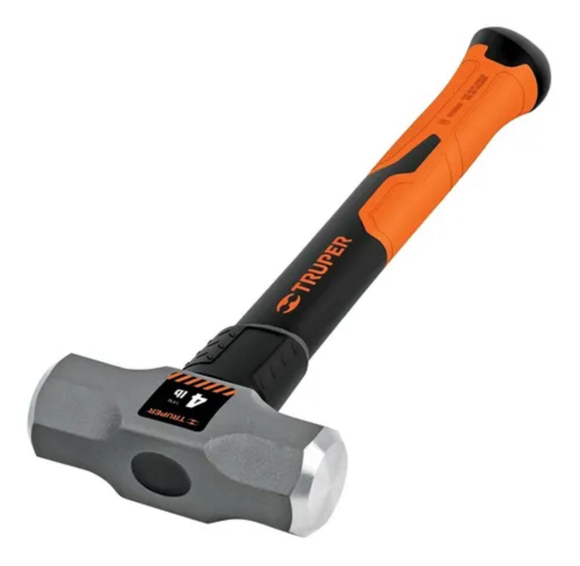 Combo Martillo 4 Lbs. Mango De Fibra Vidrio Truper-1