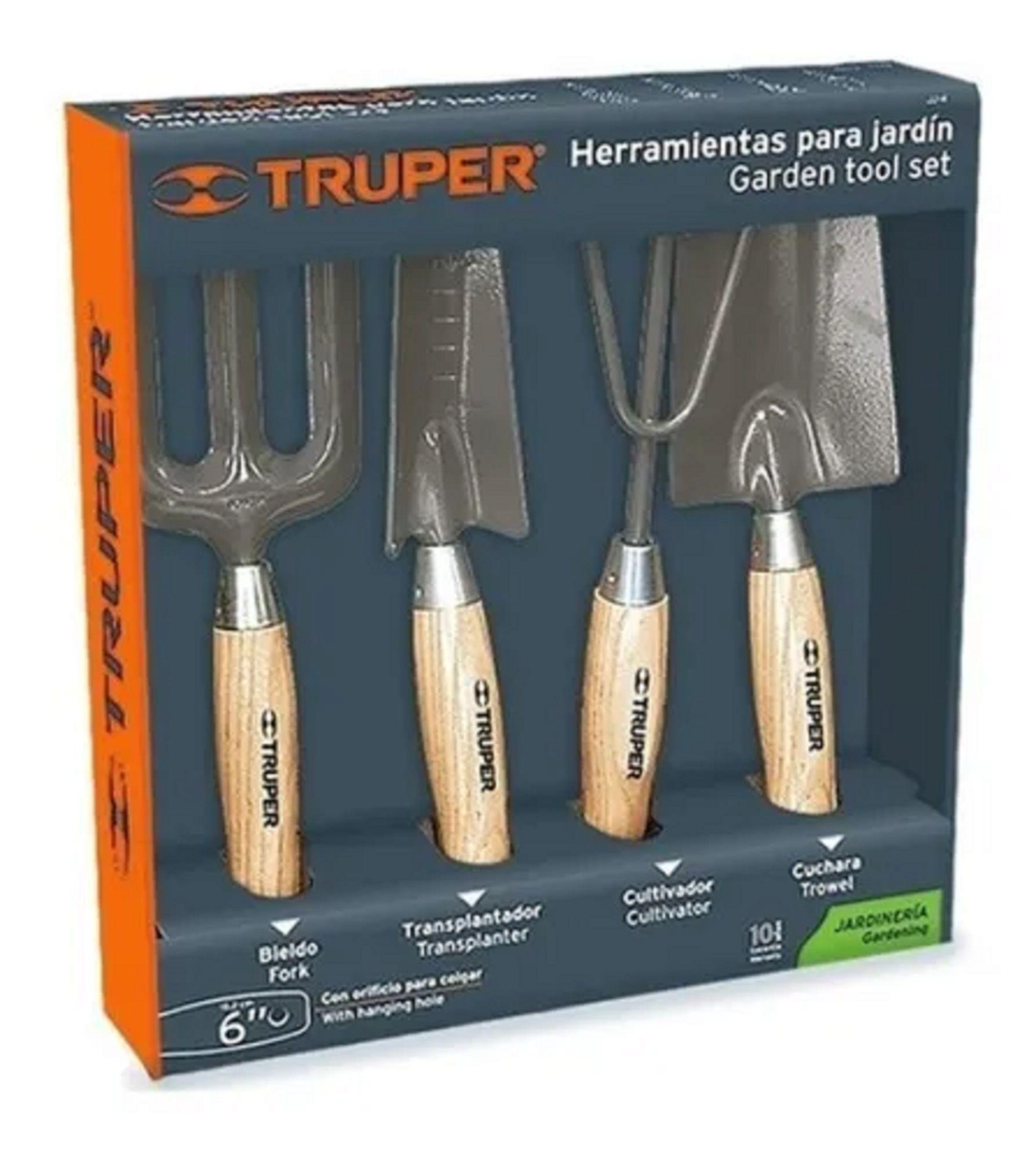 Set Herramientas Jardín 4 Piezas Jj-4 Truper Profesional-0
