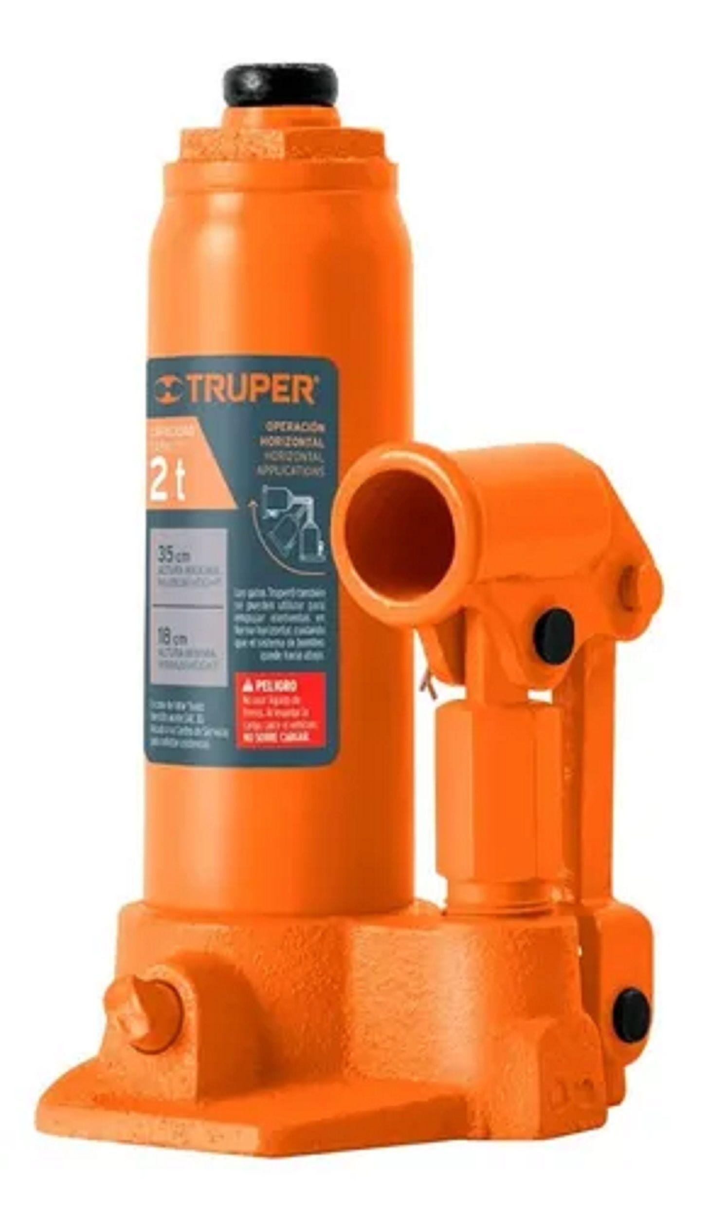 Gata Hidraulica Tipo Botella 2tn Truper-0
