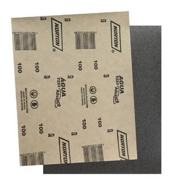 Lija Al Agua Pack 10un (metal,madera,pared,plastico) Gr.80-1