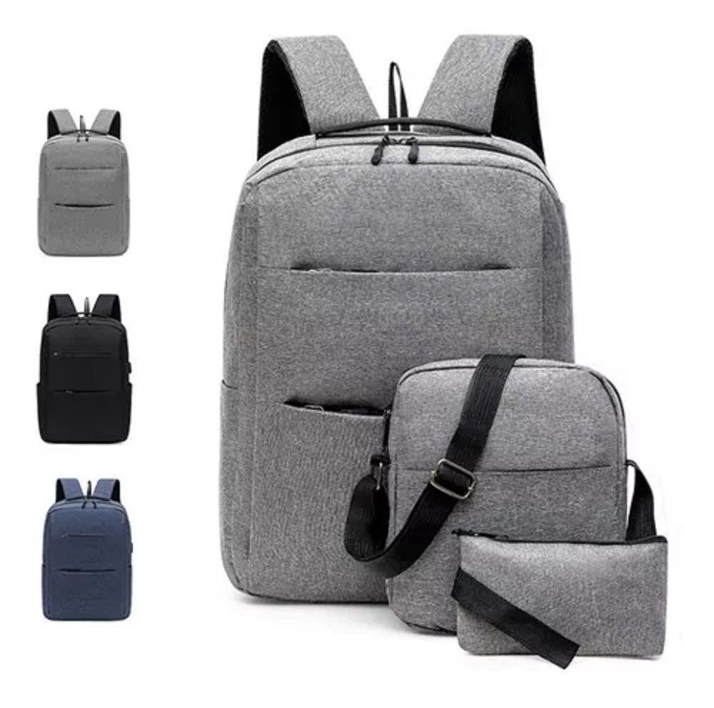 Mochila Computador Set 3 Piezas-1