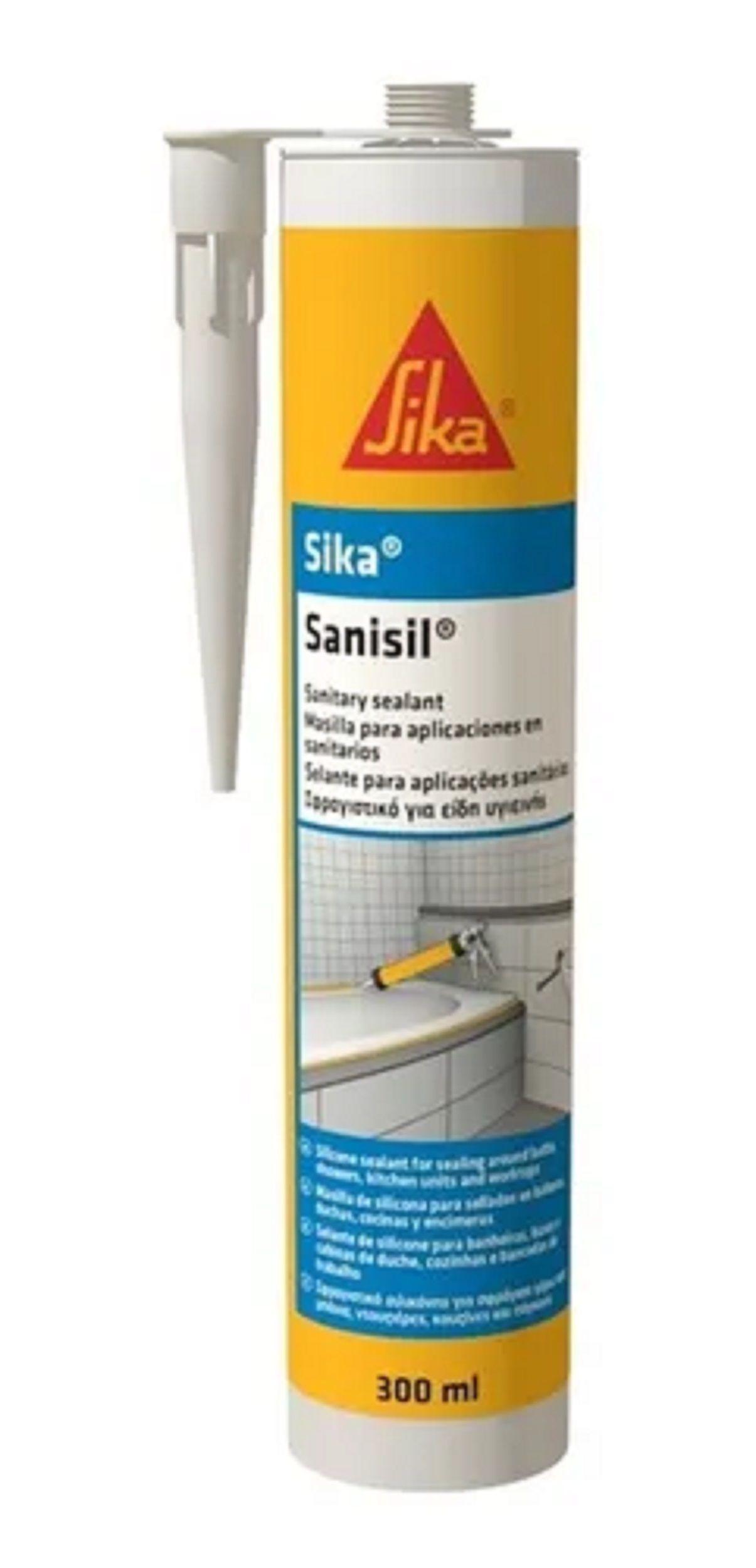Silicona Blanca Para Baño Y Cocina Antihongo 280ml Sika-1