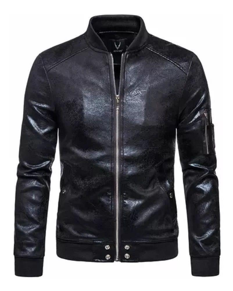 Chaqueta Informal Con Cuello De Béisbol Para Hombre-0