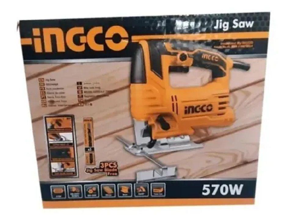 Sierra Caladora 570w Ingco Js57028 + 3 Sierras-4